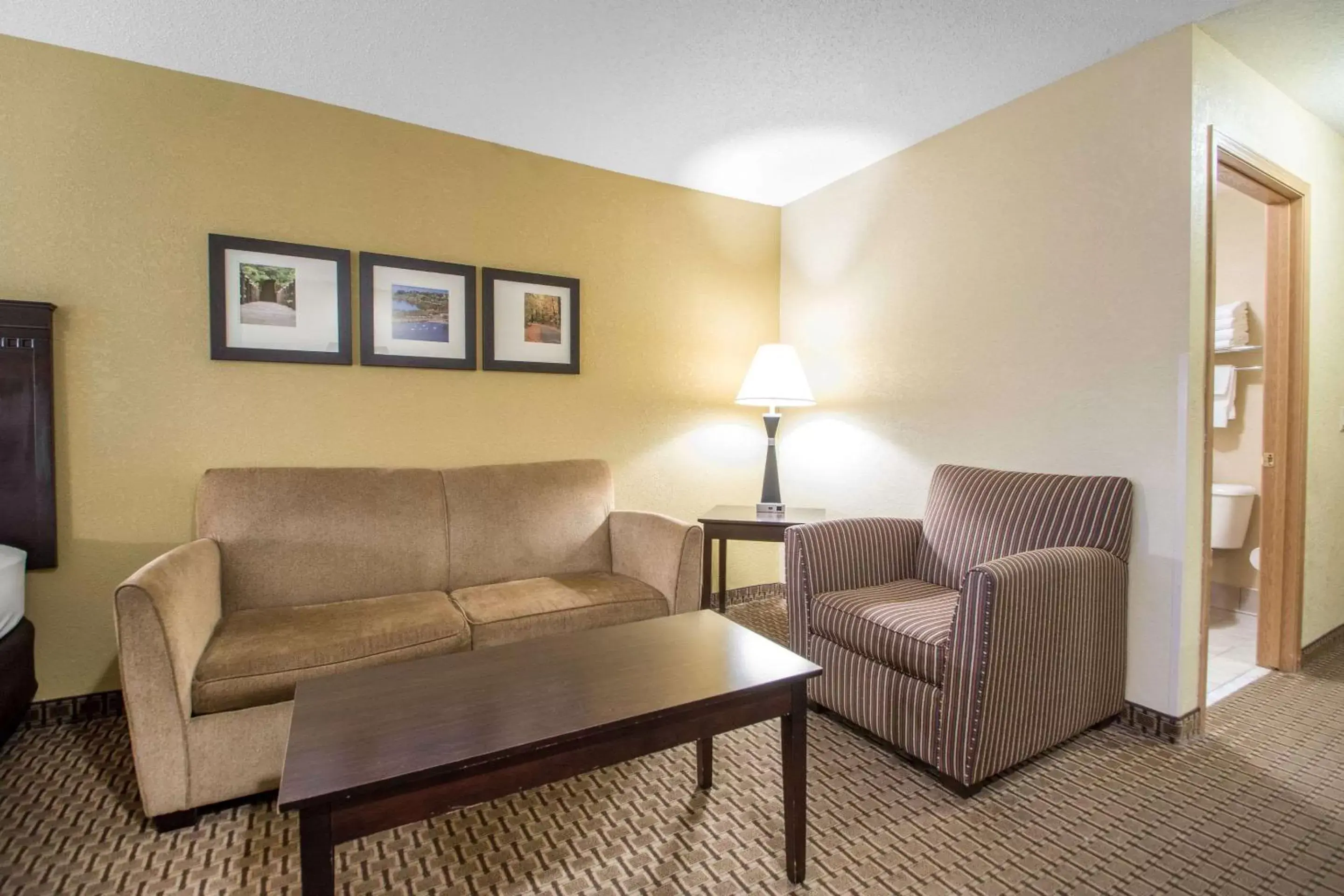 Photo of the whole room, Seating Area in Comfort Suites Wisconsin Dells Area