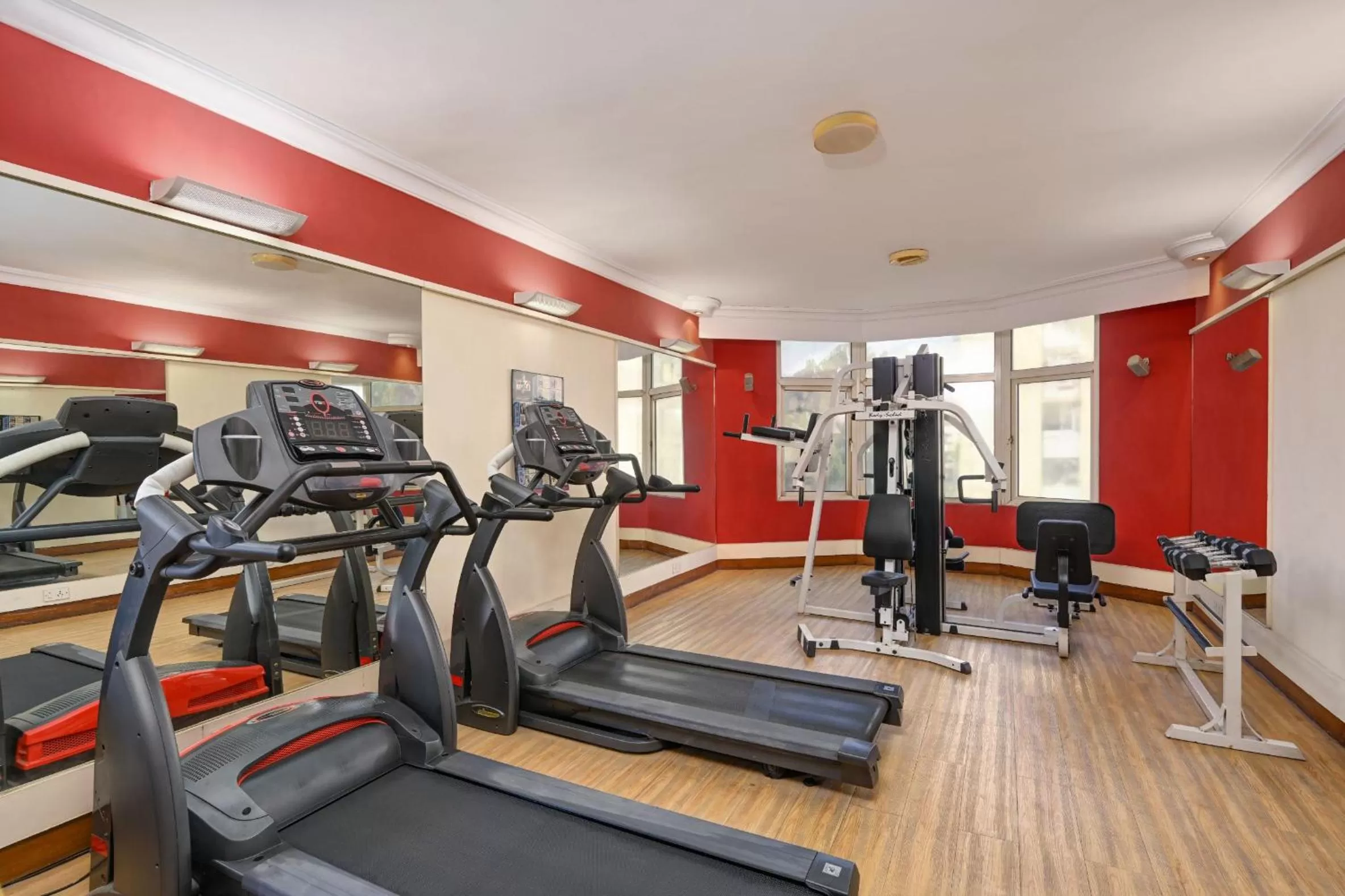 Fitness centre/facilities in The Cama - A Sabarmati Riverfront Hotel