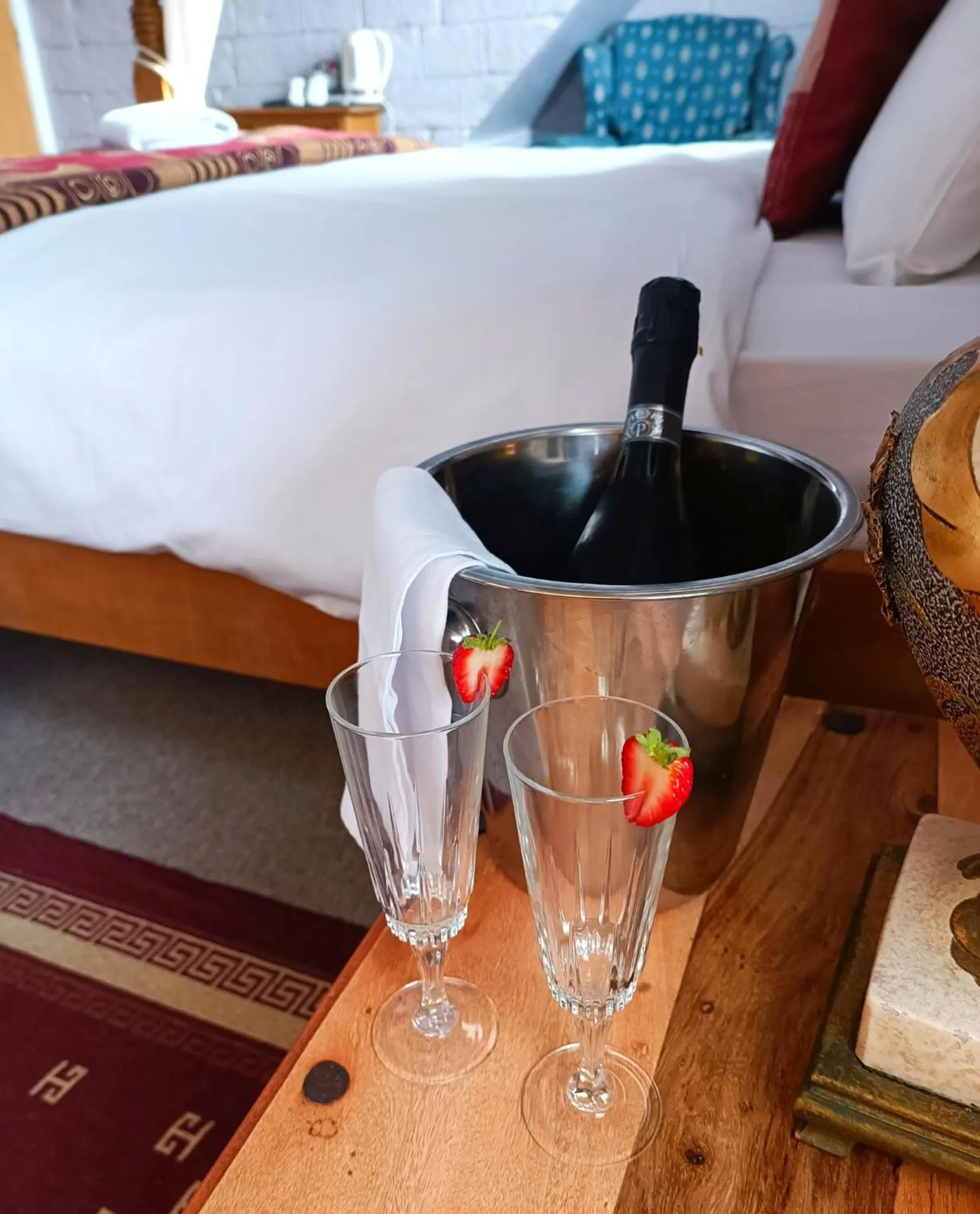 Bed in Dukes Folly Hotel