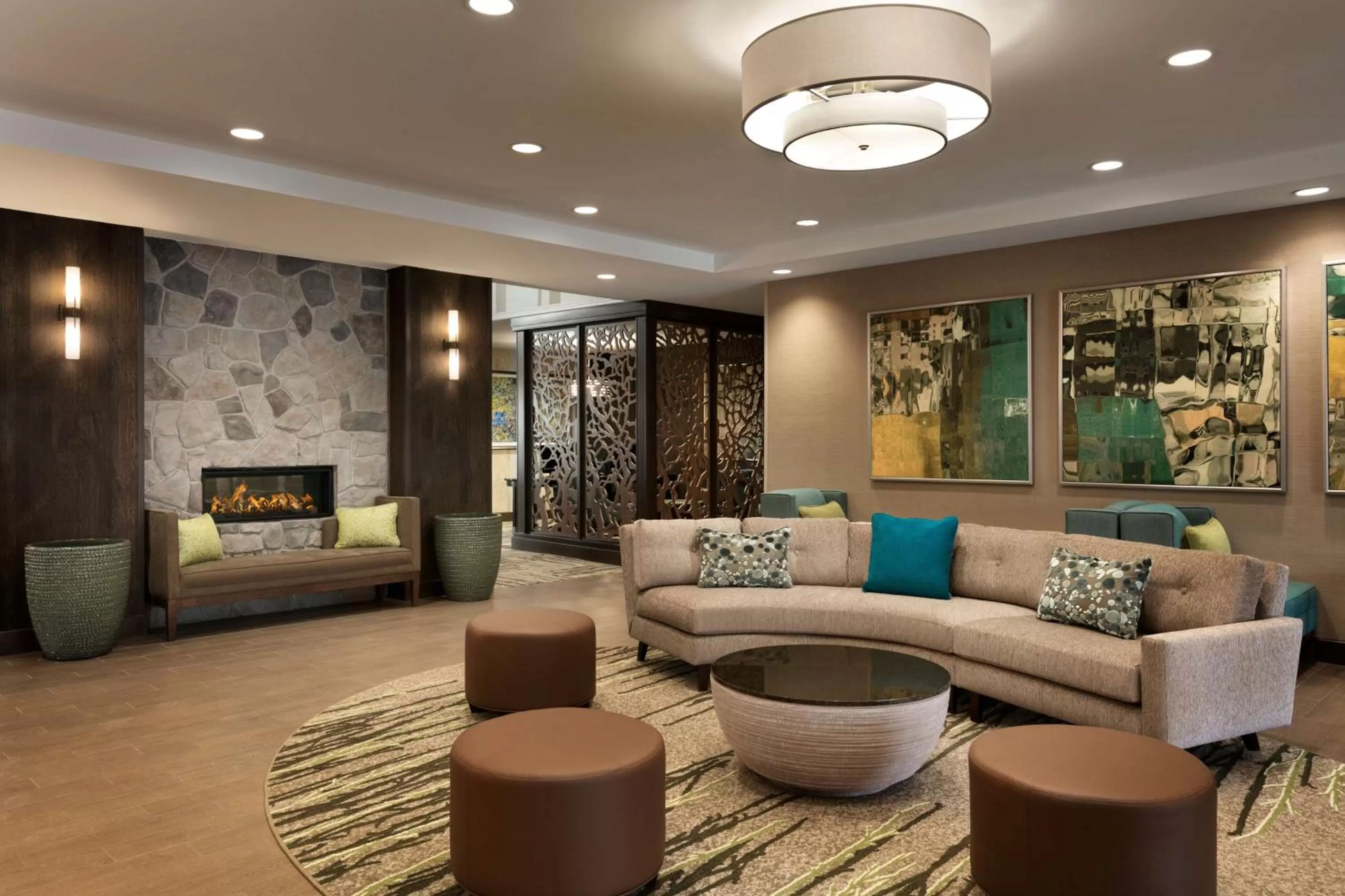 Lobby or reception in Homewood Suites By Hilton Hartford Manchester