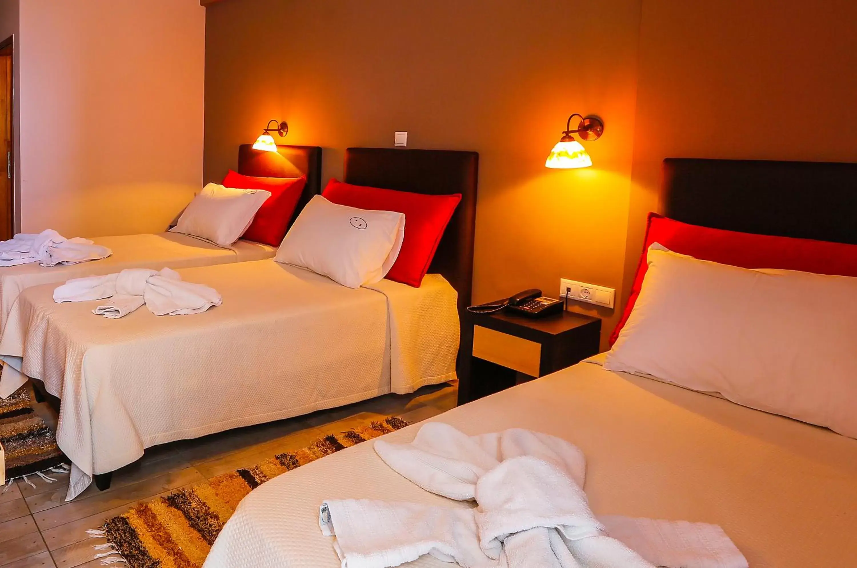 Bed in Kyparissia Beach Hotel