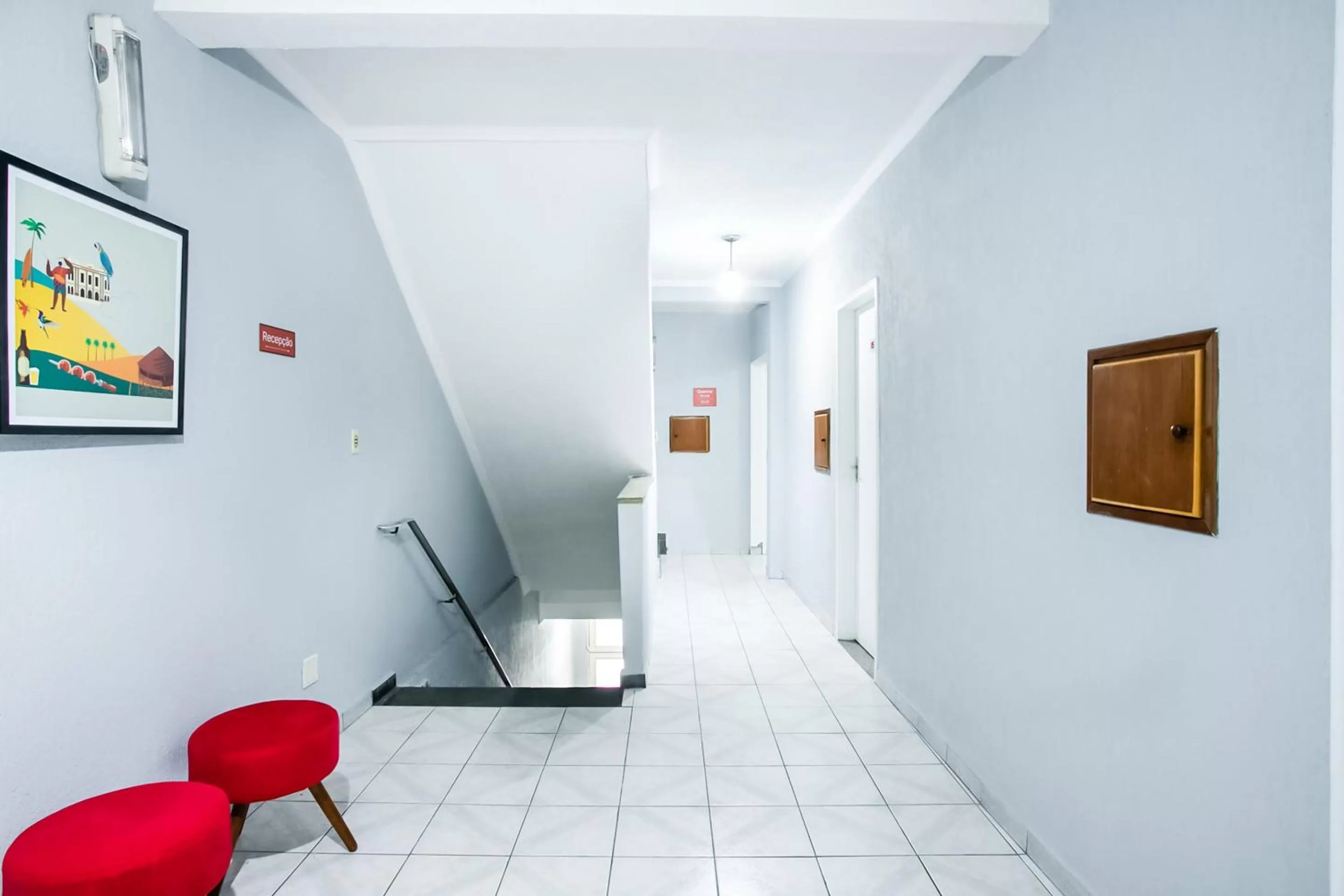 Lobby or reception in Hotel Anália Franco