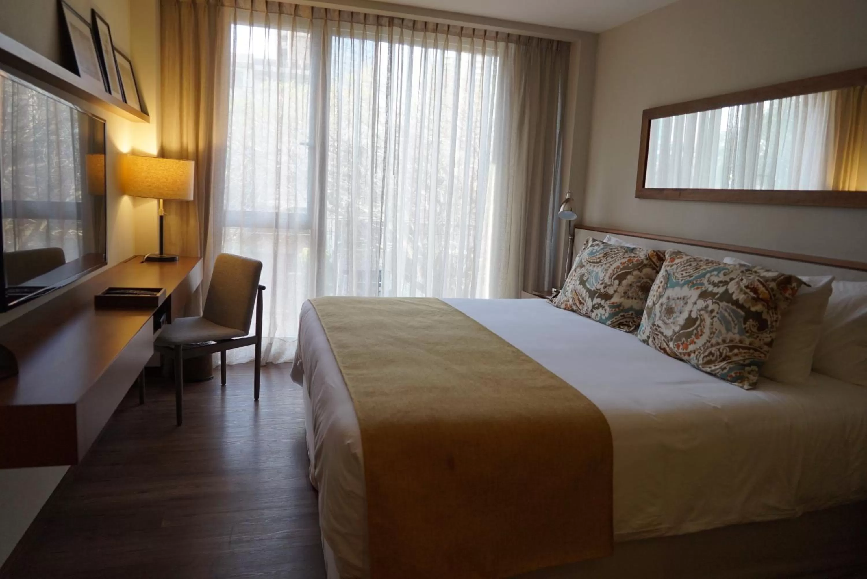 Bedroom, Bed in Cottage Puerto Buceo