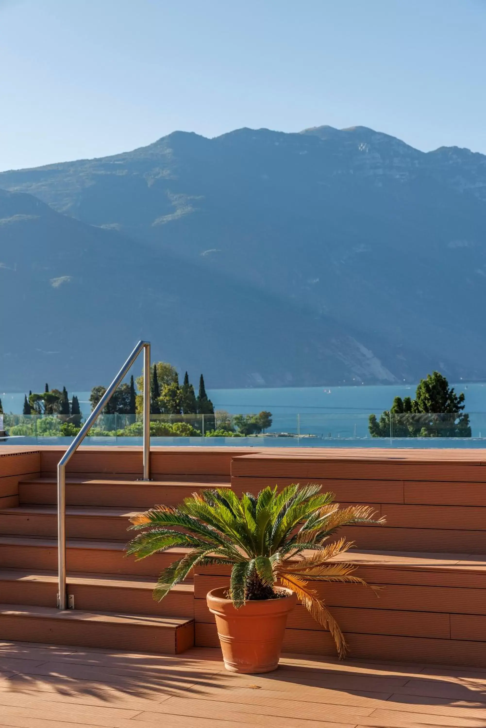 Swimming pool, Mountain View in Grand Hotel Riva