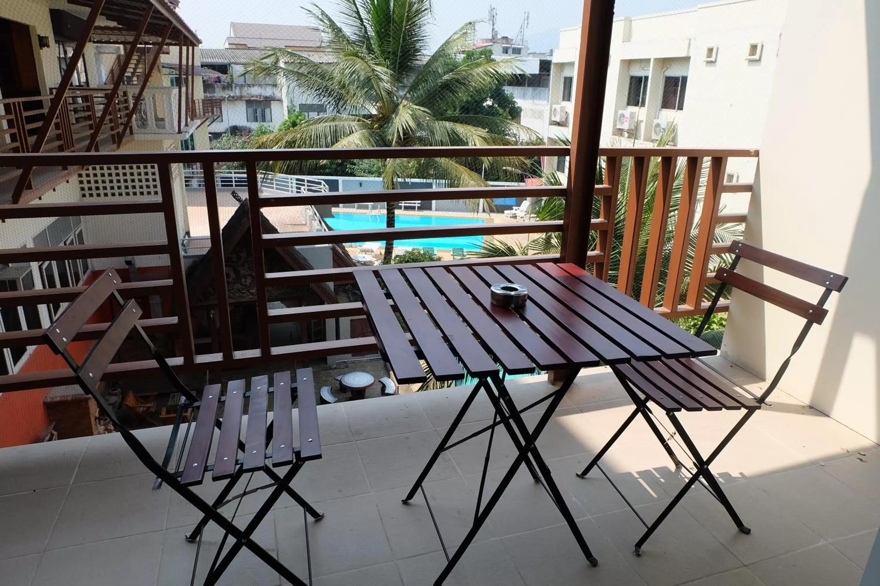 Balcony/Terrace, Pool View in Prince Hotel