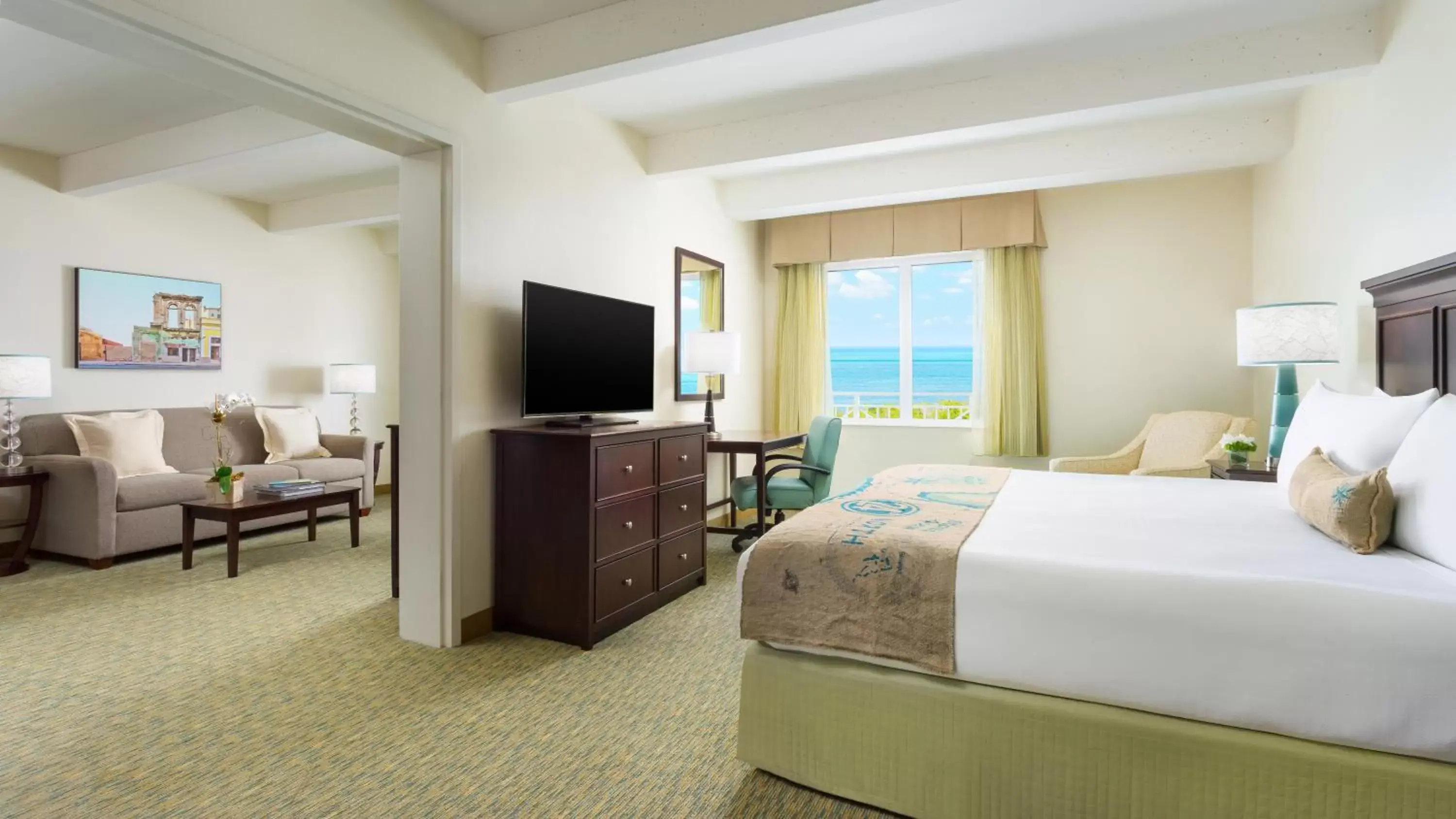 Bedroom, TV/Entertainment Center in 24 North Hotel Key West