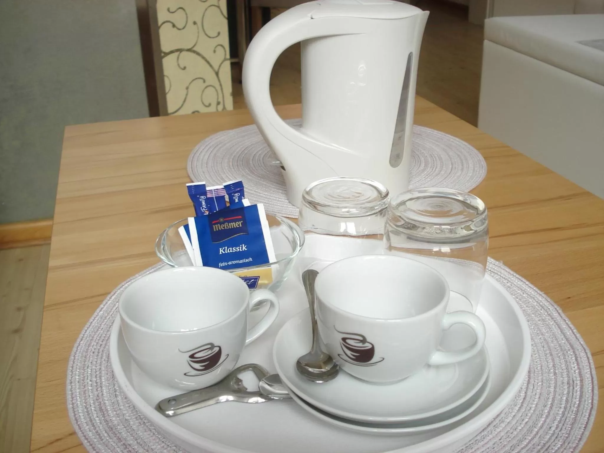 Coffee/tea facilities in Hotel Pension Zur Fährbrücke