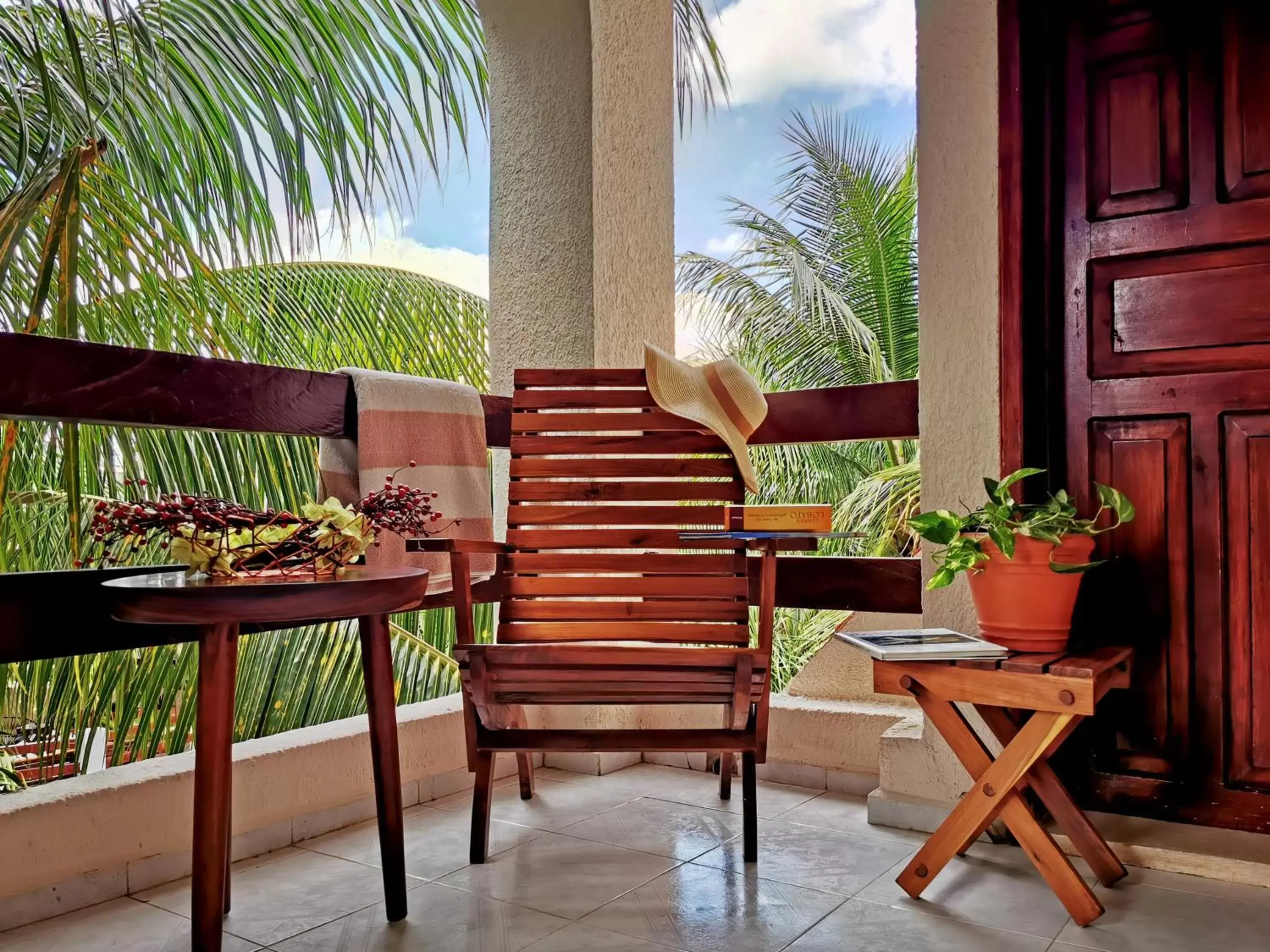 Balcony/Terrace in Hotel Hulku