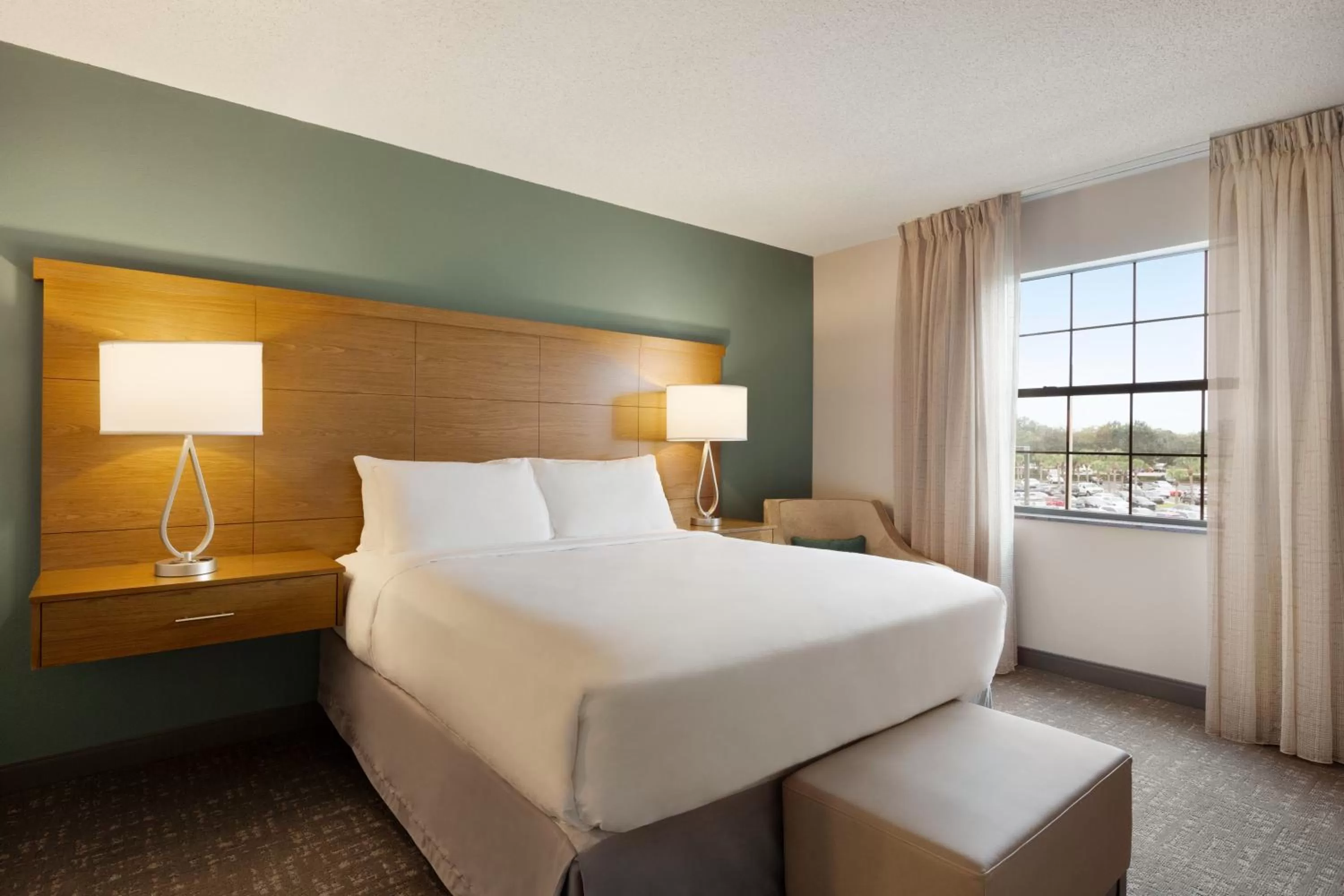 Photo of the whole room, Bed in Staybridge Suites Tampa East- Brandon by IHG