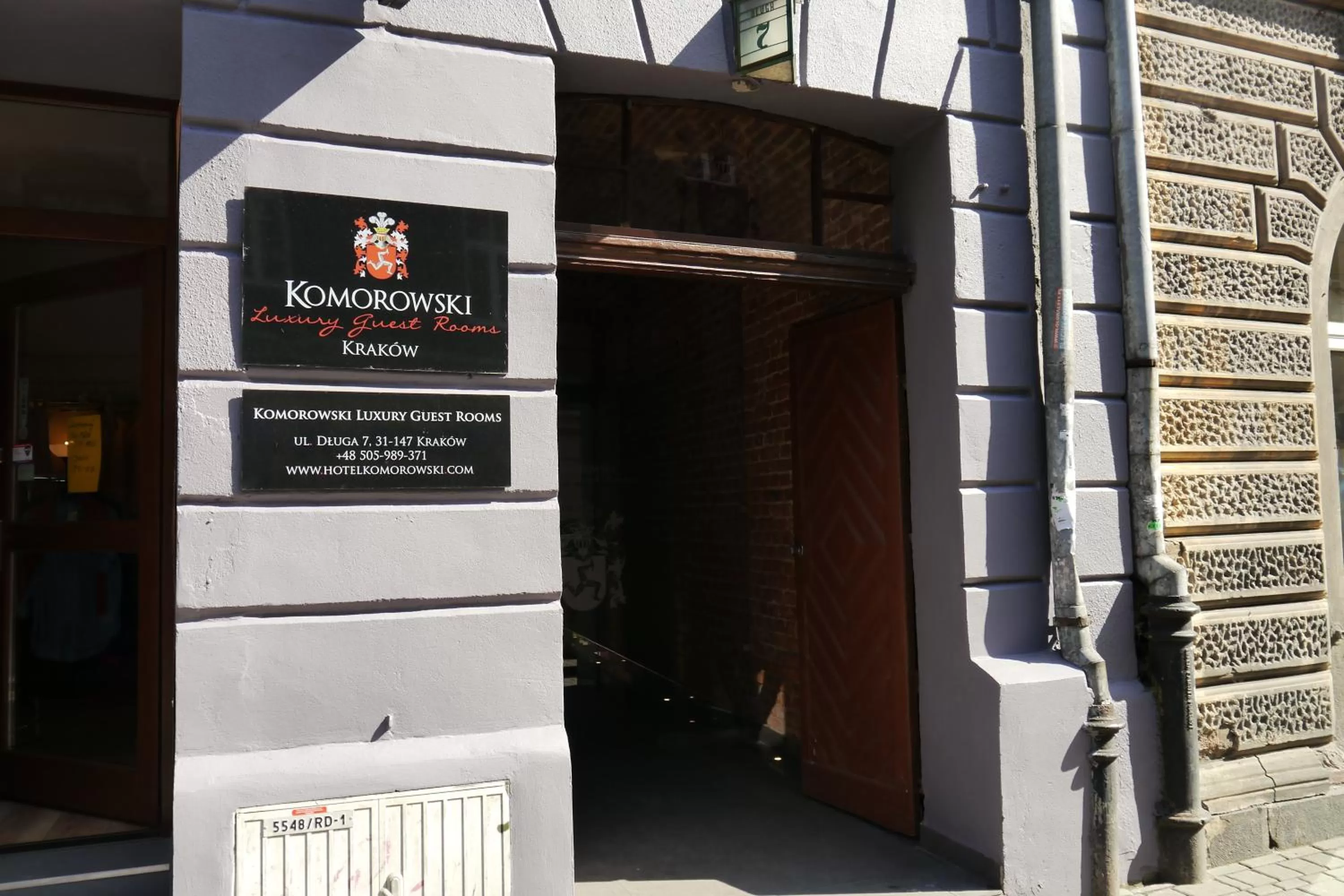 Facade/entrance in Komorowski Luxury Guest Rooms