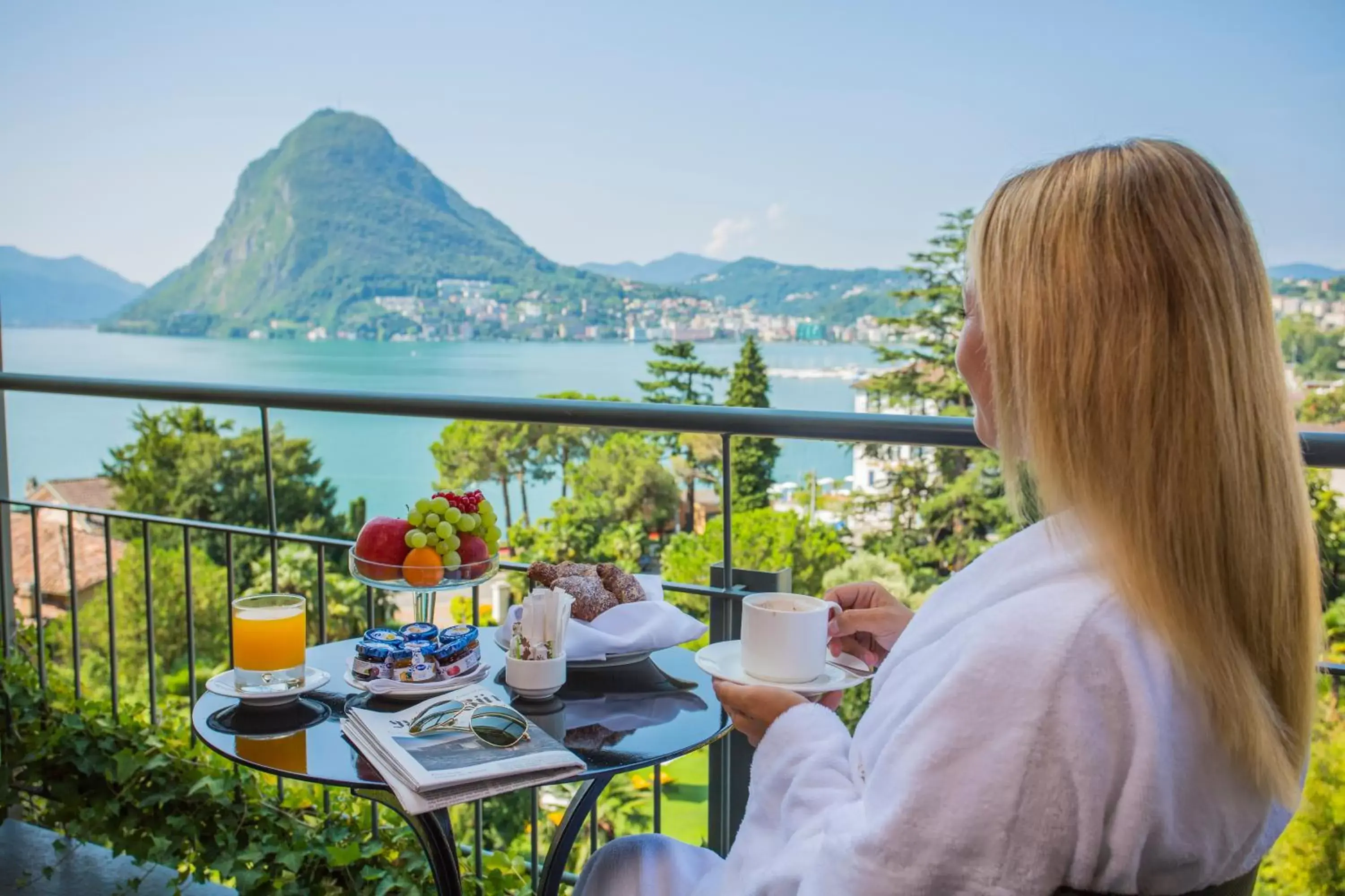 Lake view in Grand Hotel Villa Castagnola