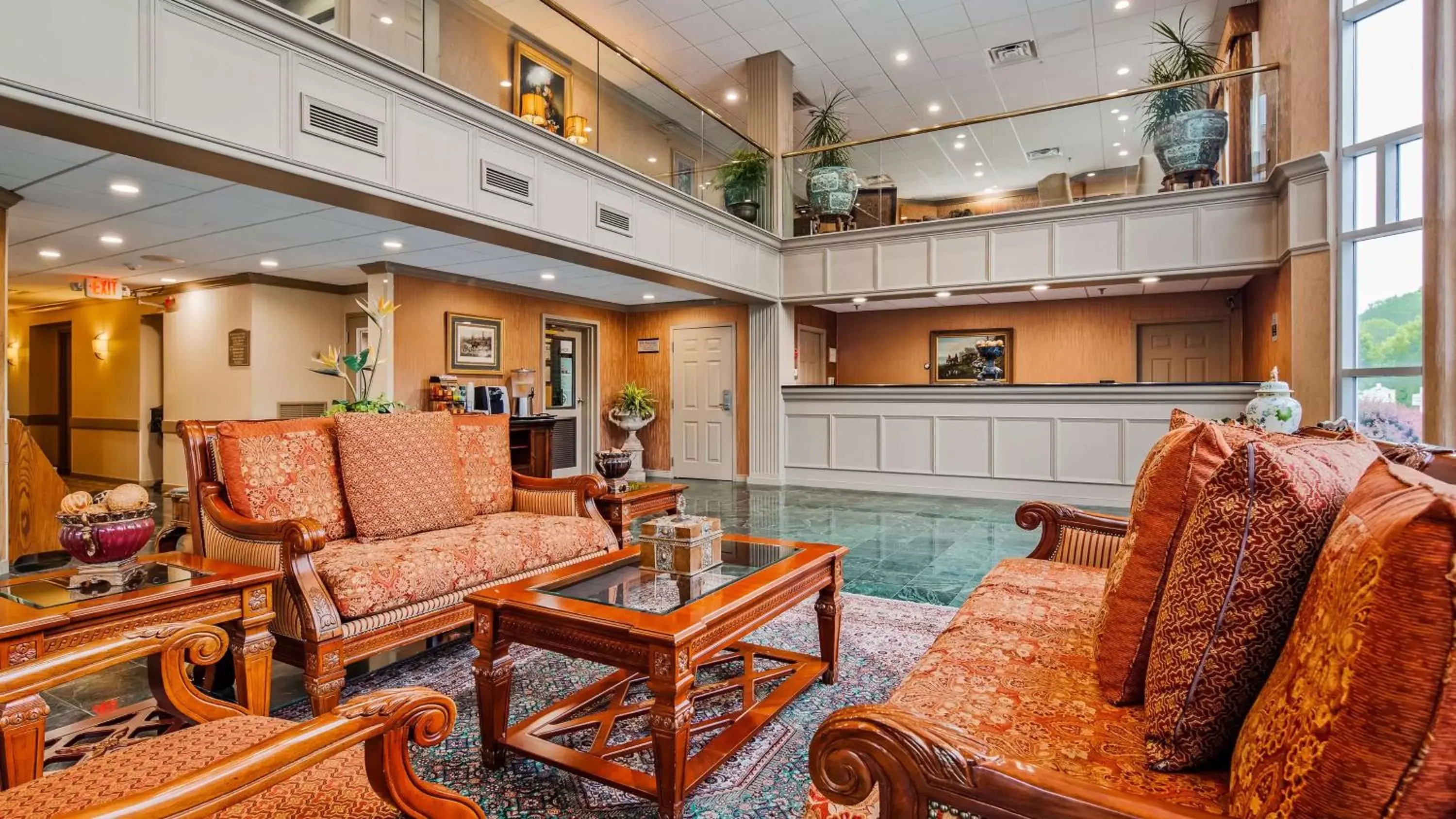 Lobby or reception in Inn at Mendehall Lobby or reception in Inn at Mendehall