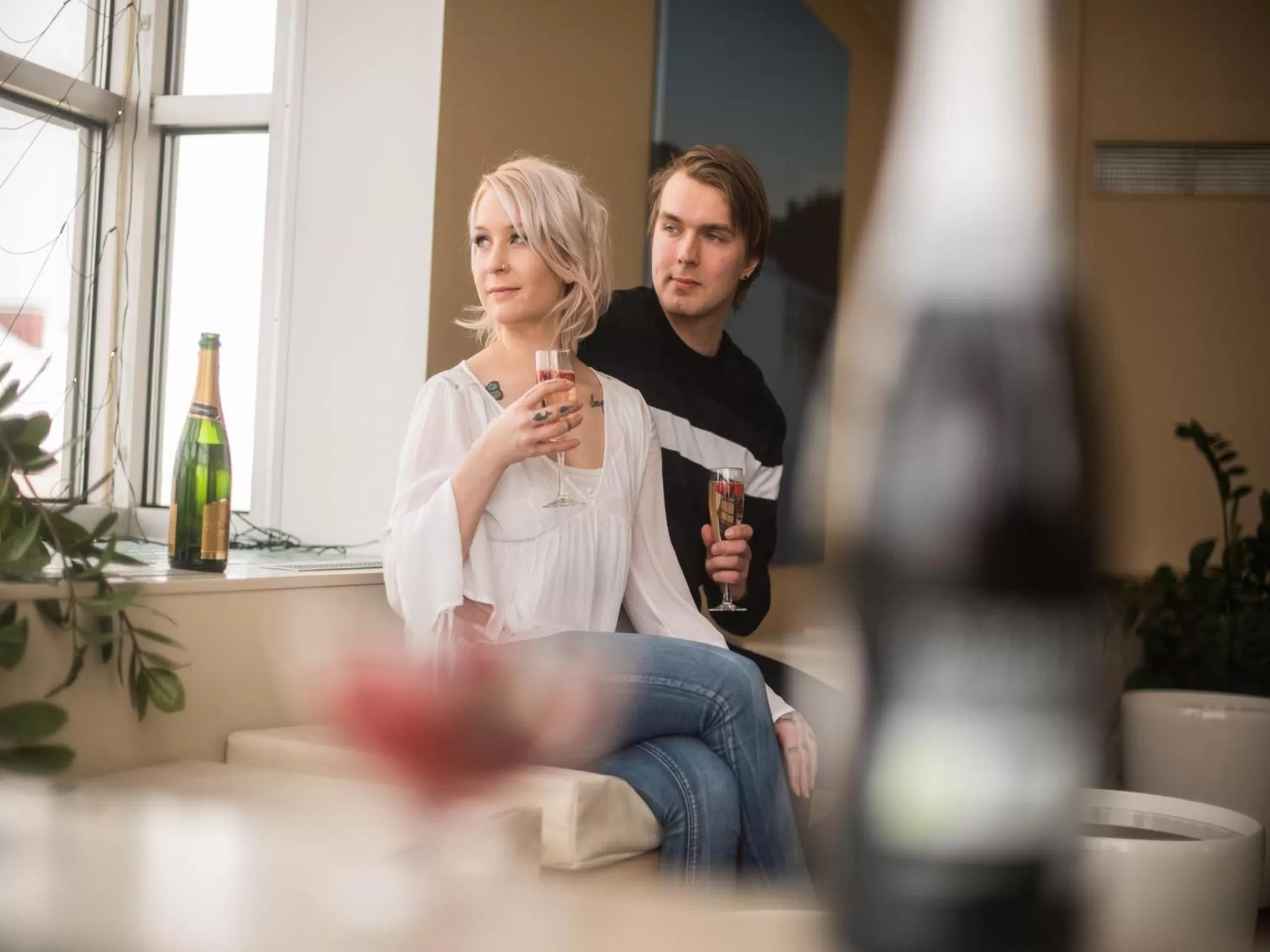 Communal lounge/ TV room in Original Sokos Hotel Vaakuna Mikkeli