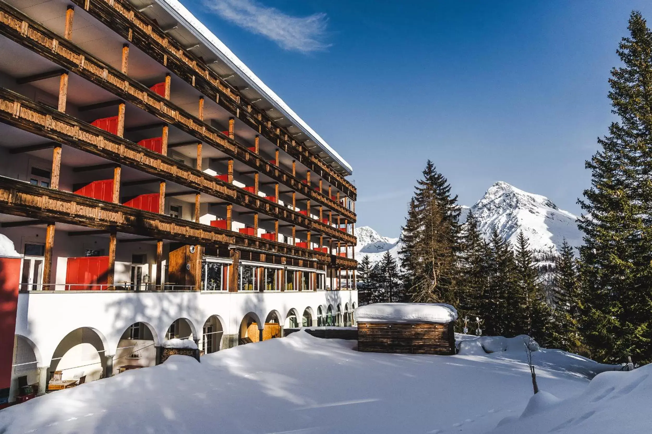 Winter in Blatter's Arosa Hotel & Bella Vista SPA