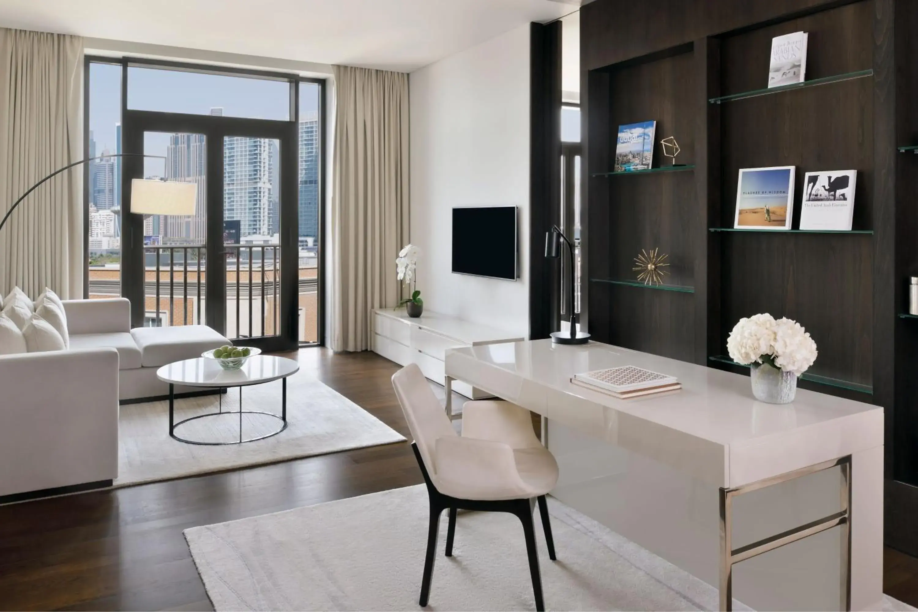 Living room in La Ville Hotel & Suites CITY WALK Dubai, Autograph Collection