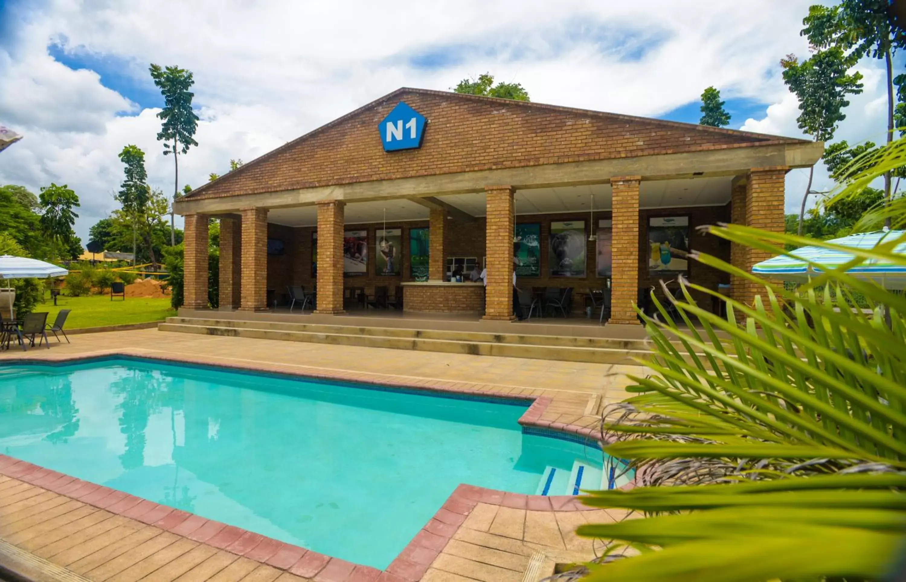 Swimming pool, Property Building in N1 Hotel & Campsite Victoria Falls