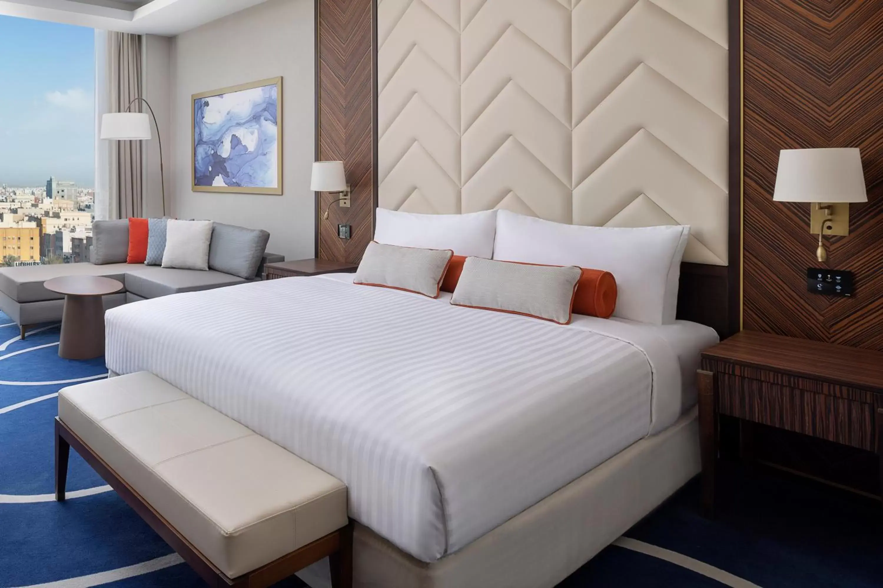 Bedroom, Bed in Jeddah Marriott Hotel Madinah Road