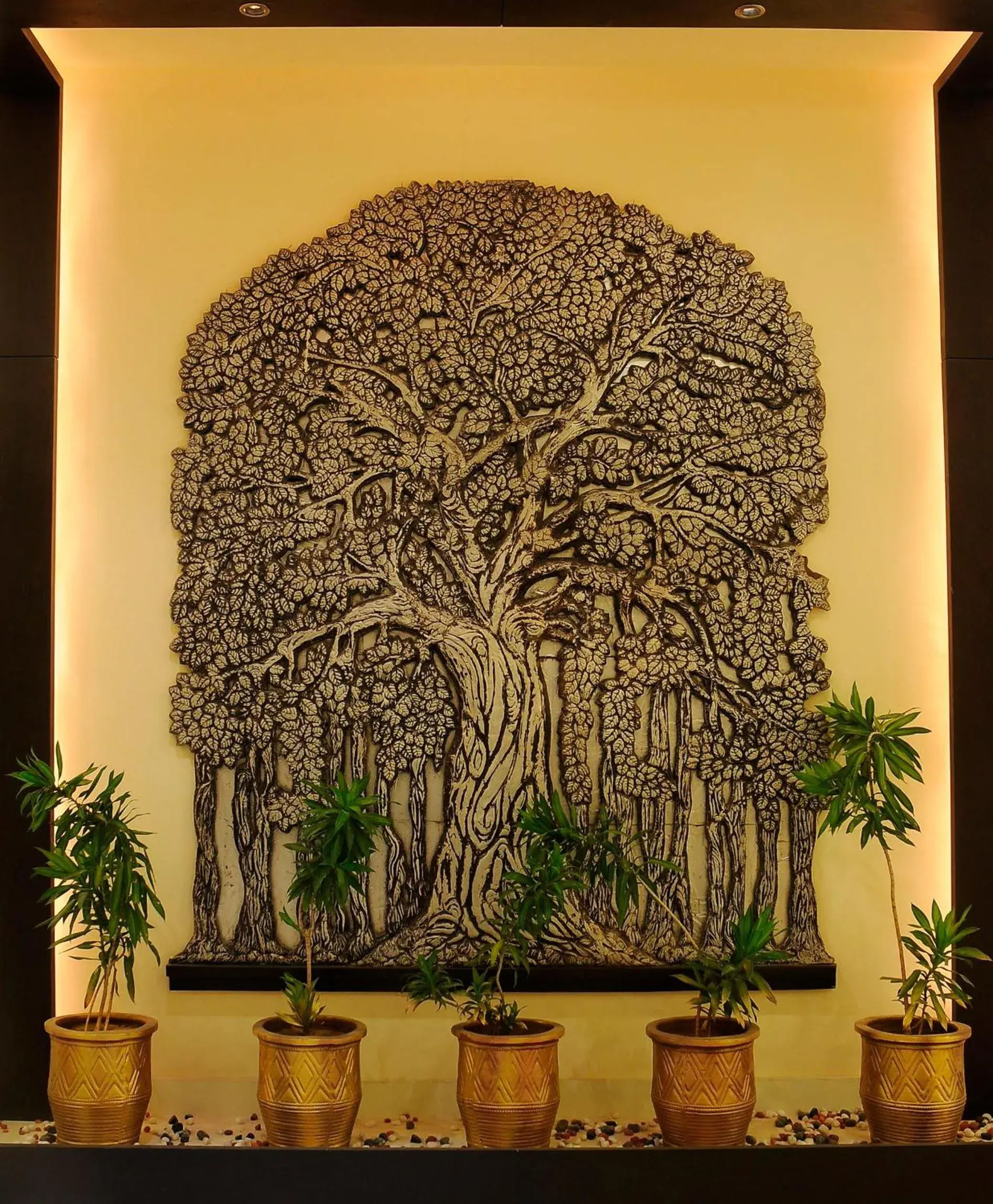 Decorative detail in Inder Residency Resort & Spa Udaipur