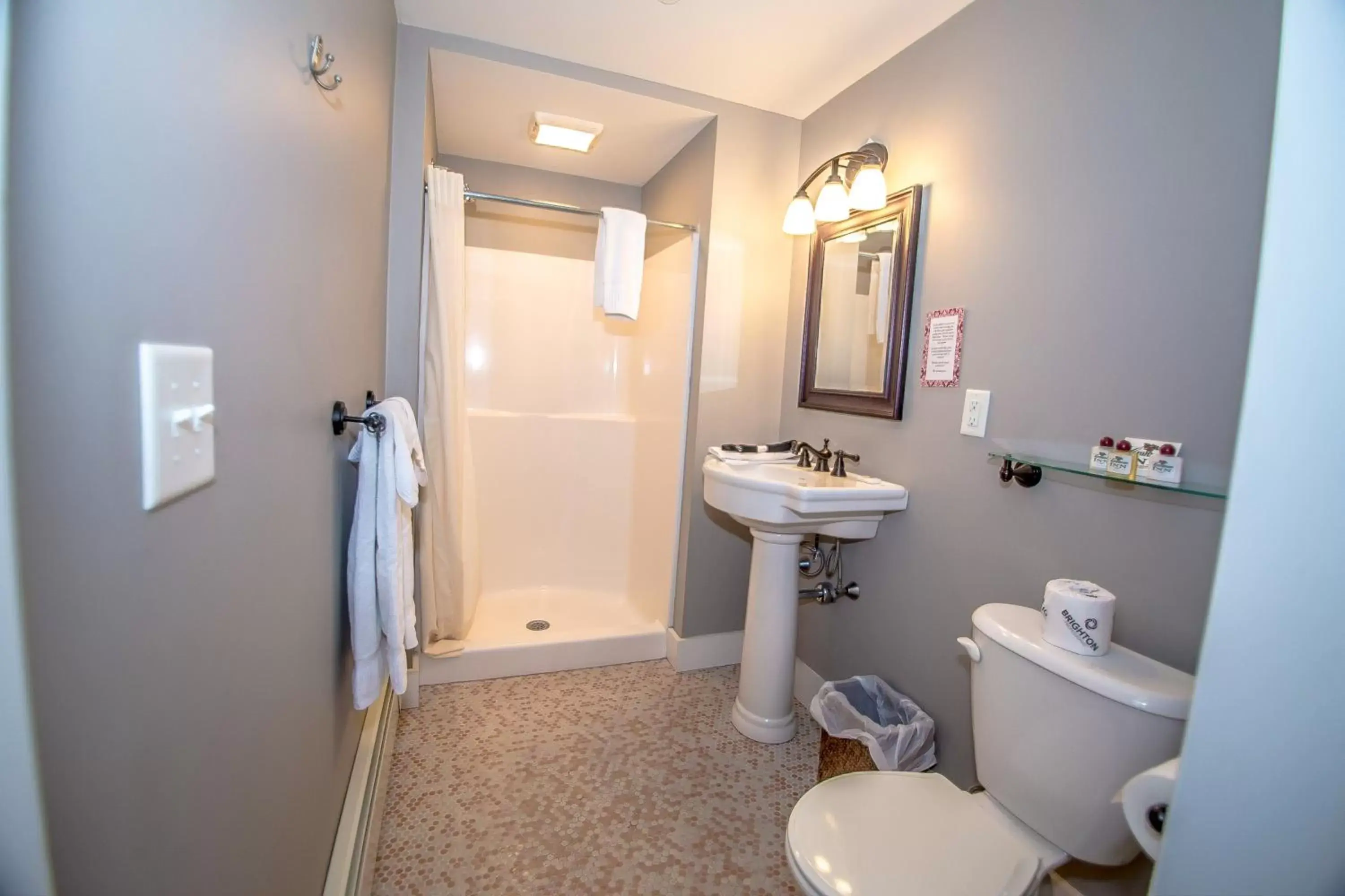 Shower, Bathroom in Cranmore Inn and Suites, a North Conway boutique hotel