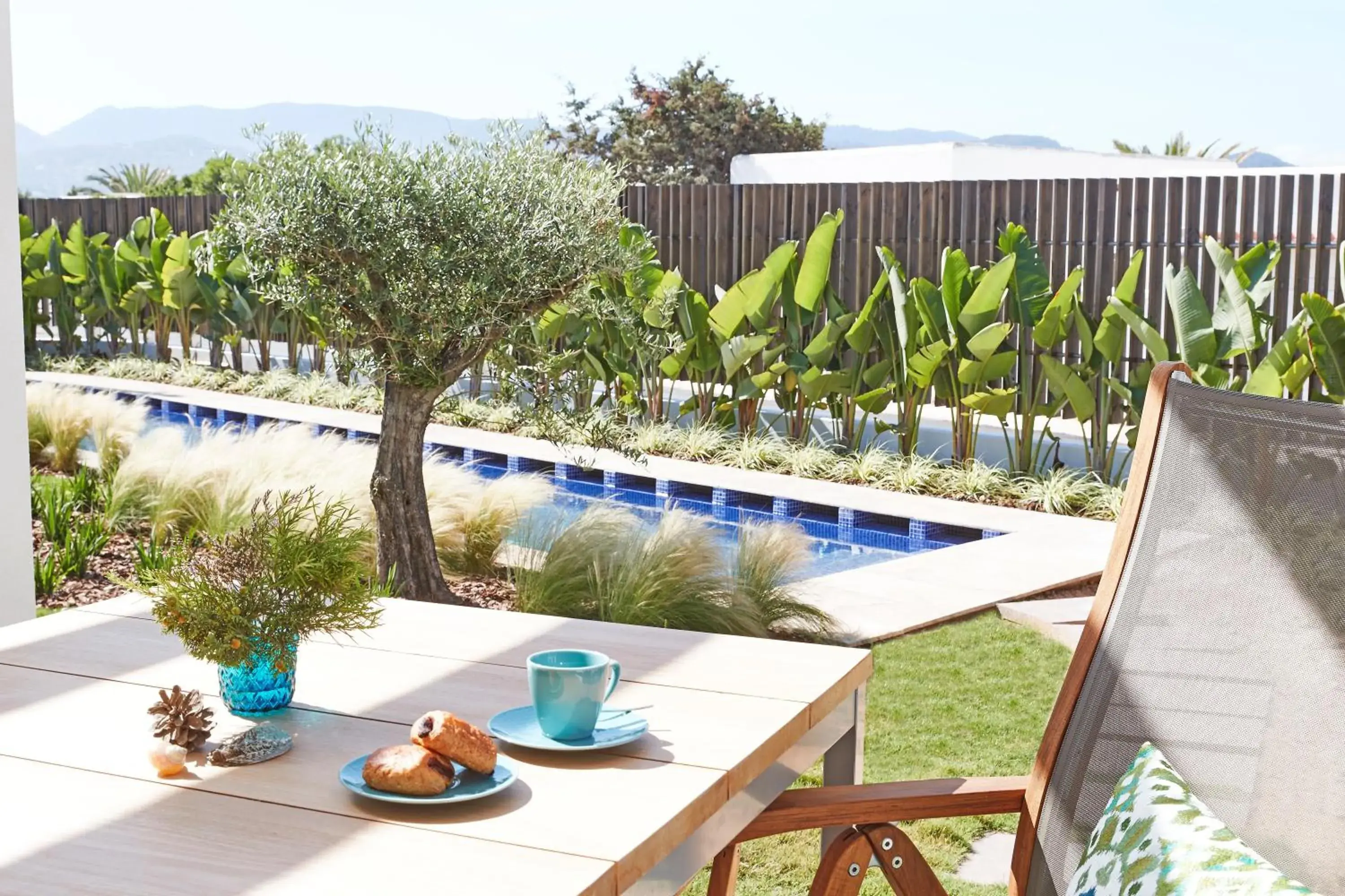 Patio, Pool View in 7Pines Resort Ibiza