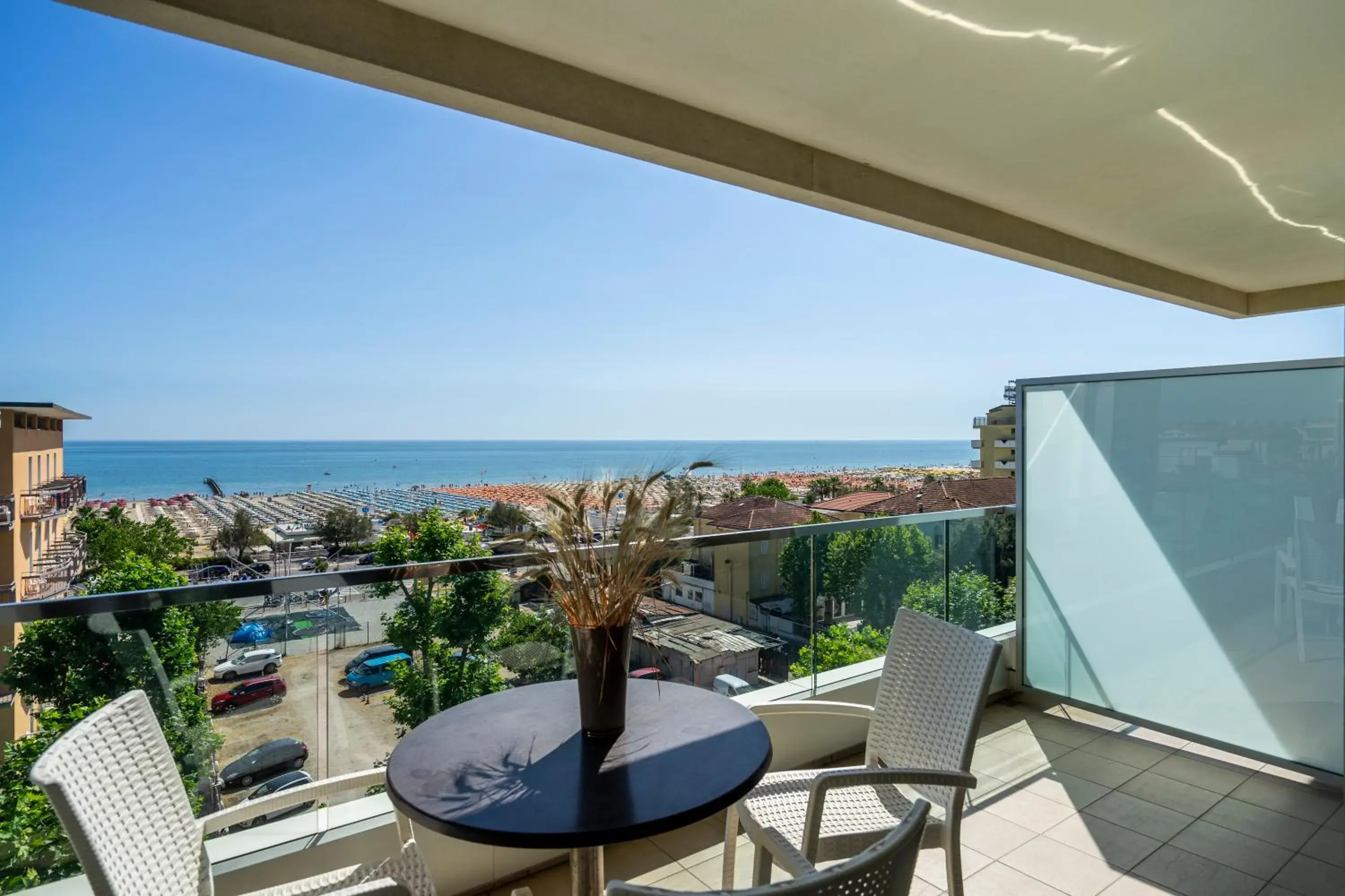 Patio, Balcony/Terrace in Hotel Cristallo