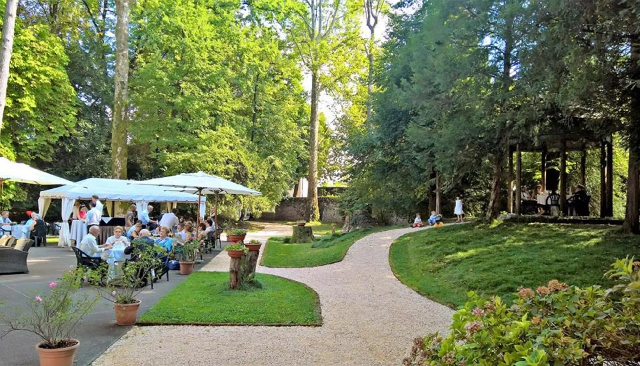 Garden in Eurohotel Palace Maniago