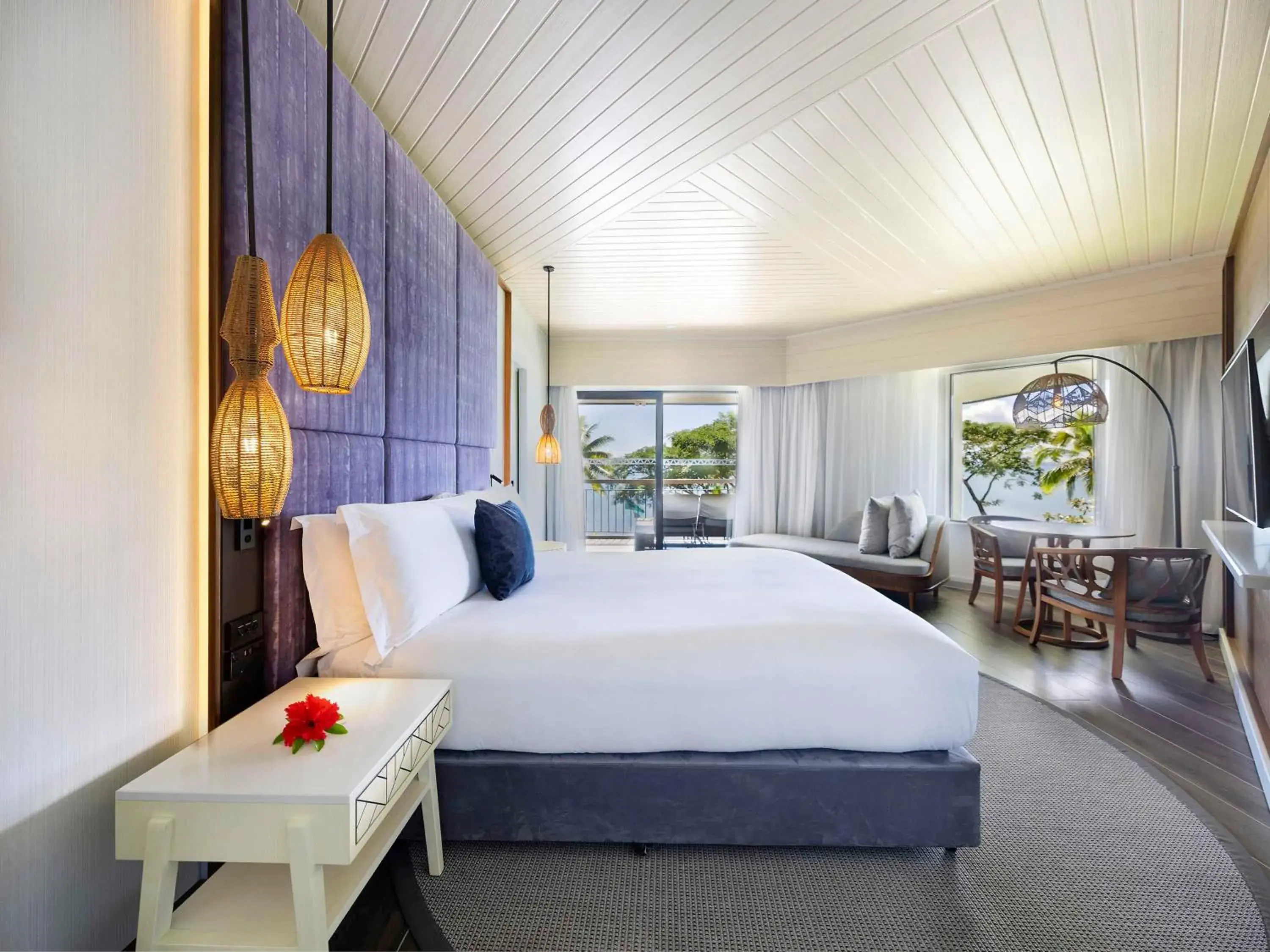 Bedroom, Bed in Sofitel Fiji Resort & Spa