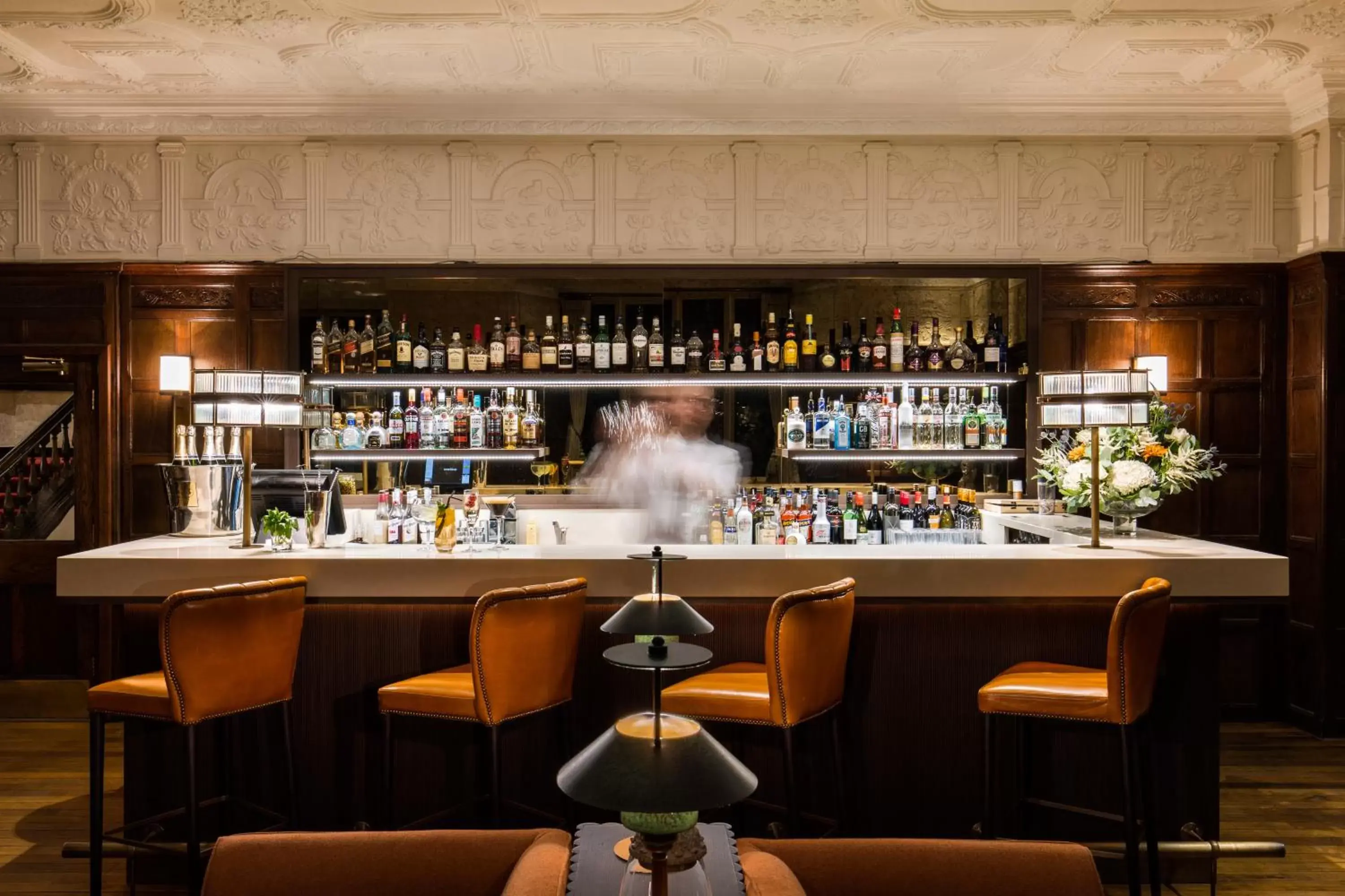 Lounge or bar in Eastwell Manor, Champneys Hotel & Spa Lounge or bar in Eastwell Manor, Champneys Hotel & Spa