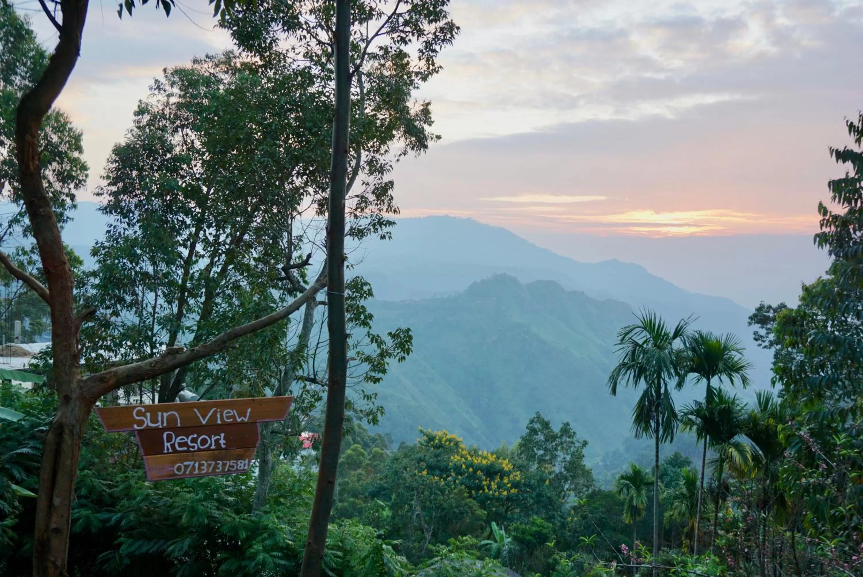 Mountain view in Sun View Resort Kithalella