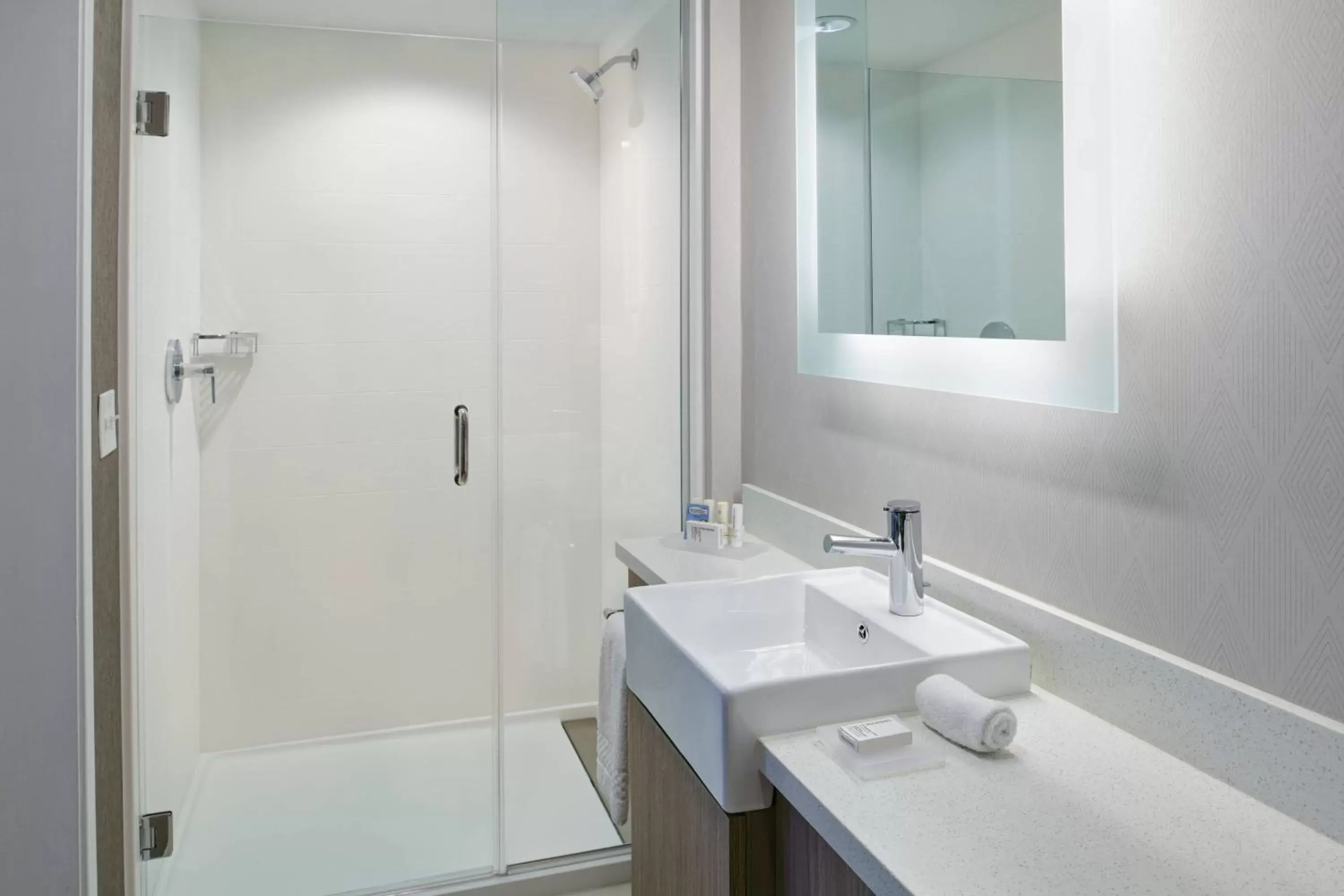 Bathroom in SpringHill Suites by Marriott Detroit Wixom