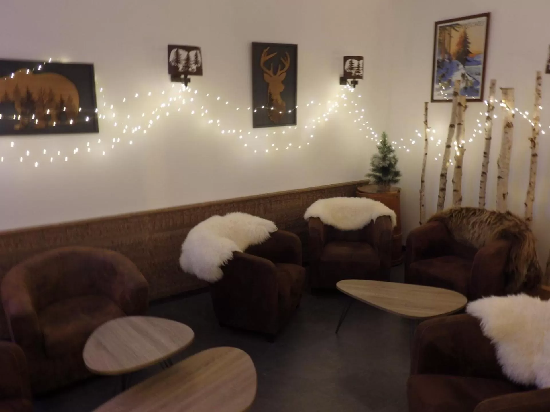 Lounge or bar in Hôtel Viallet