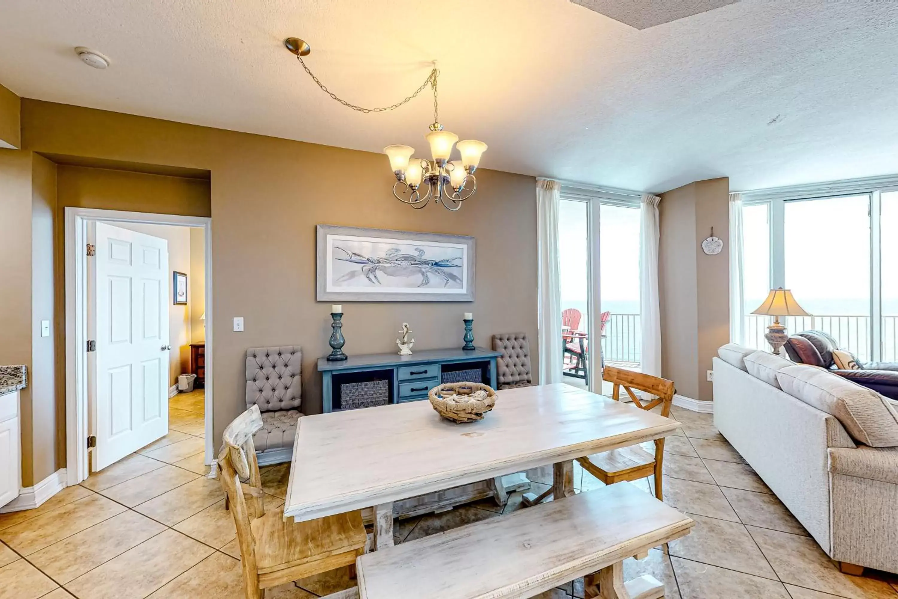 Seating Area in Lighthouse Condominiums IV