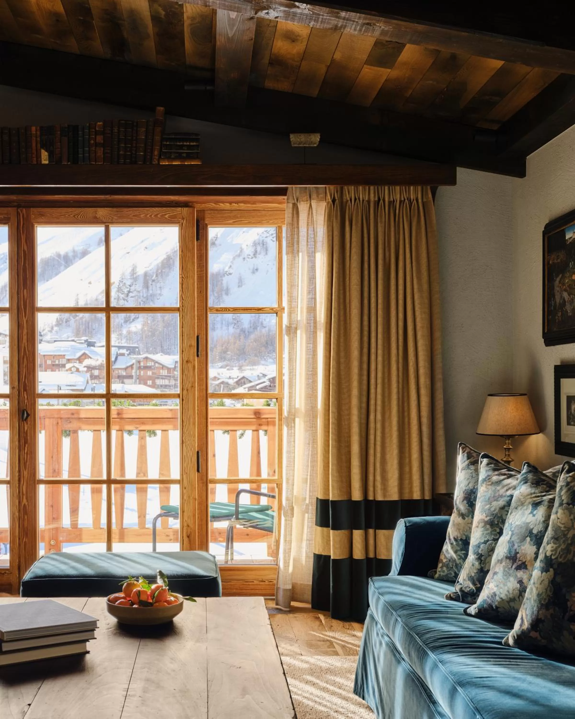 Living room in Airelles Val d'Isère