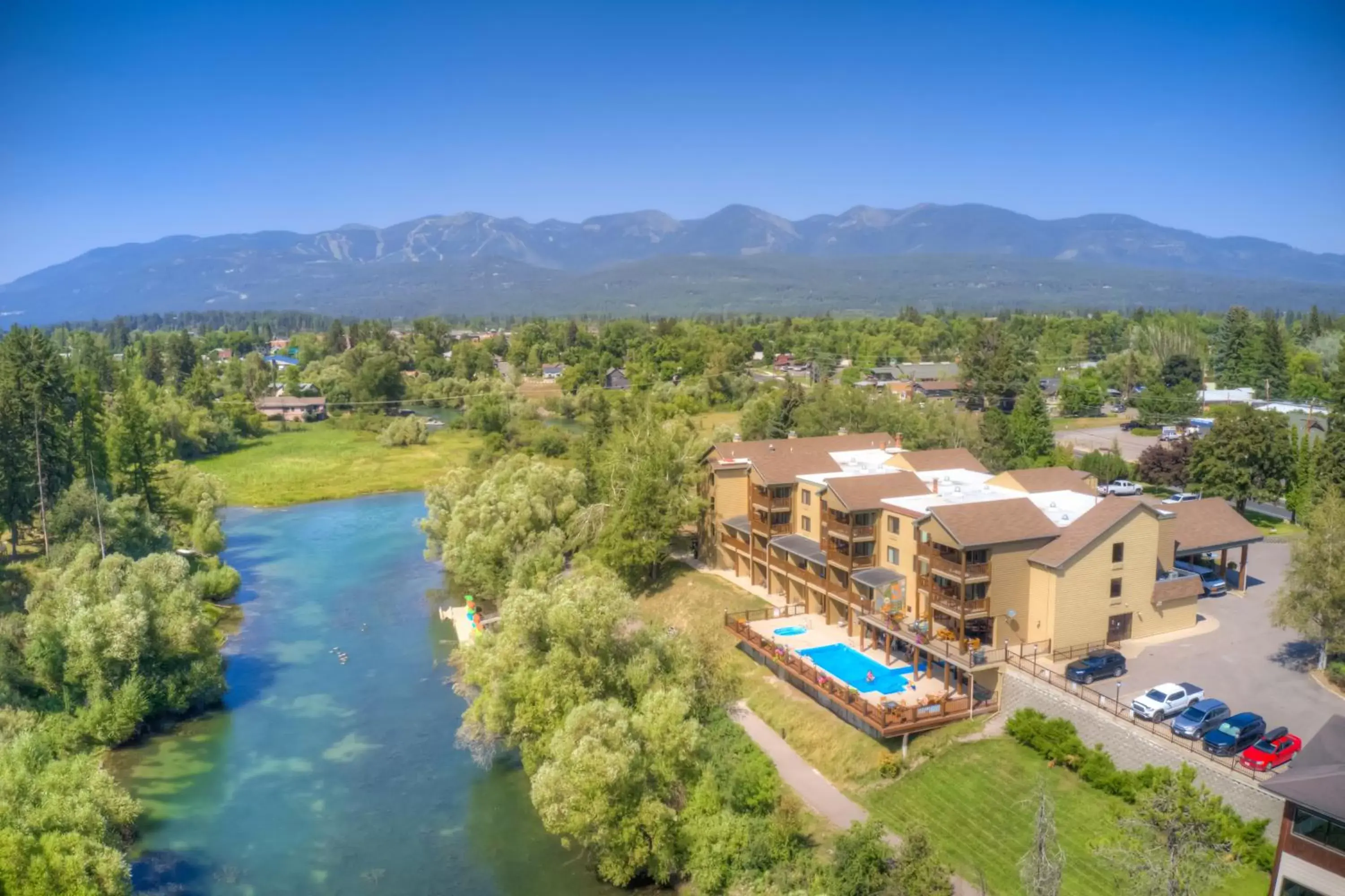 Property building, Bird's-eye View in The Pine Lodge on Whitefish River, Ascend Hotel Collection