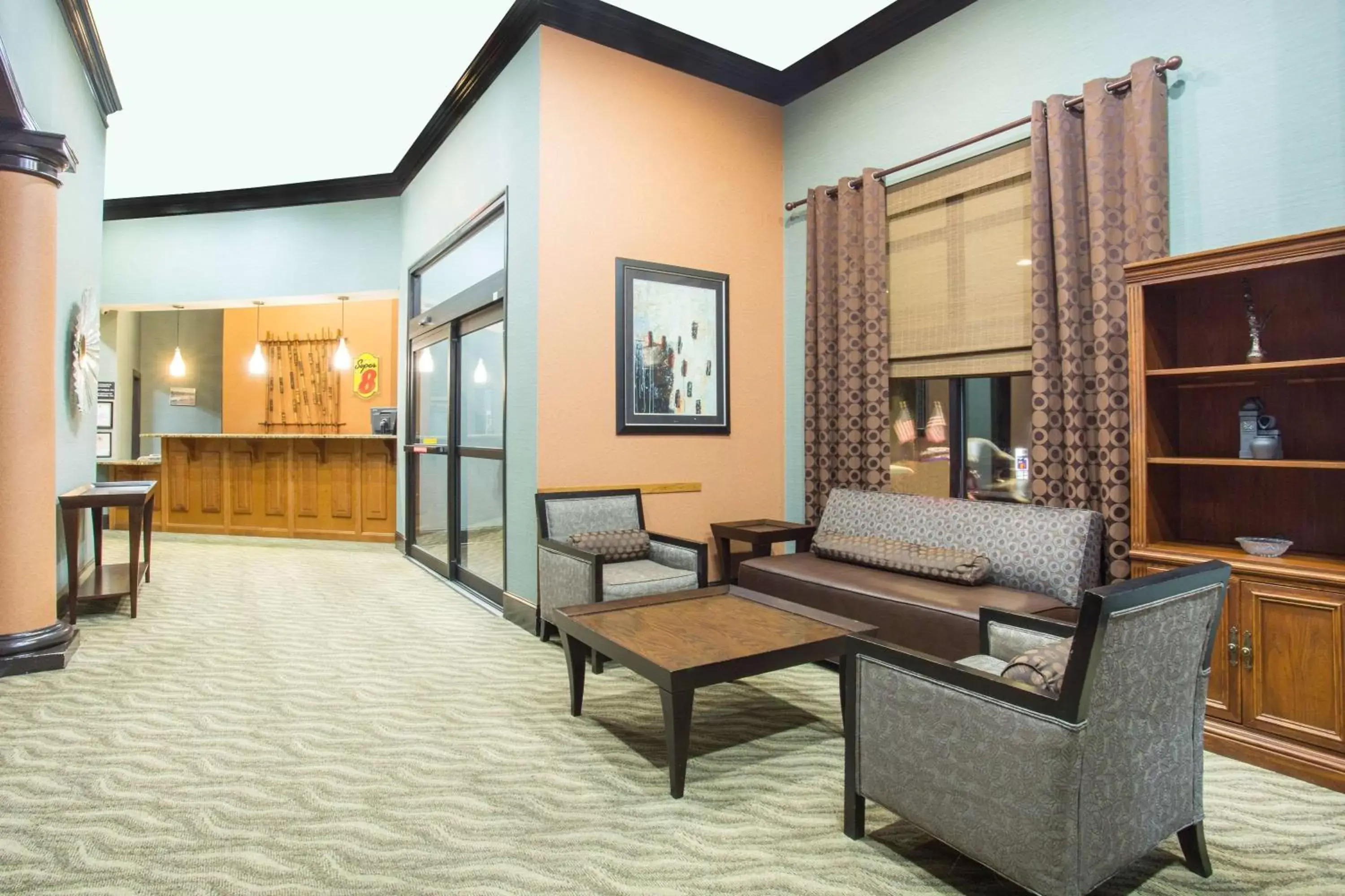 Lobby or reception in Super 8 by Wyndham Daleville/Roanoke