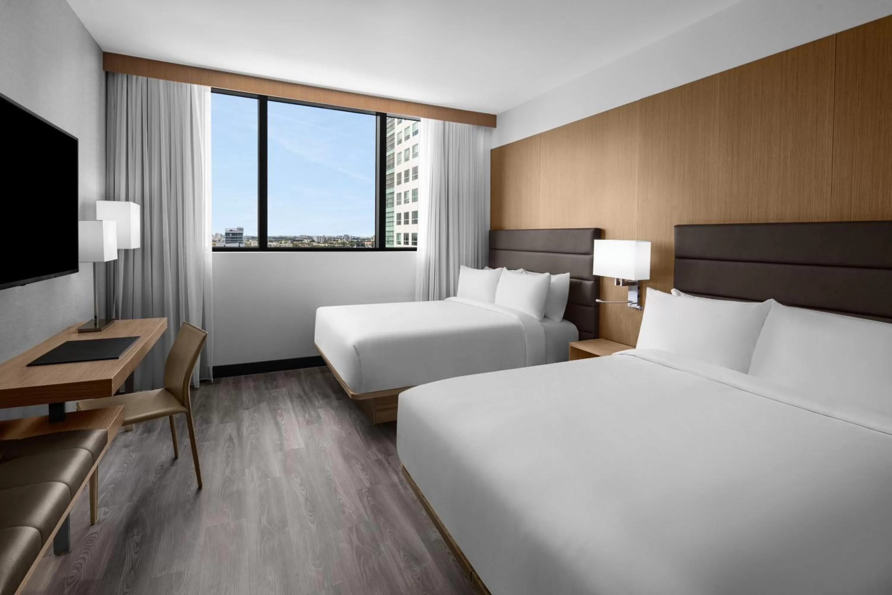 Photo of the whole room, Bed in AC Hotel By Marriott Miami Brickell