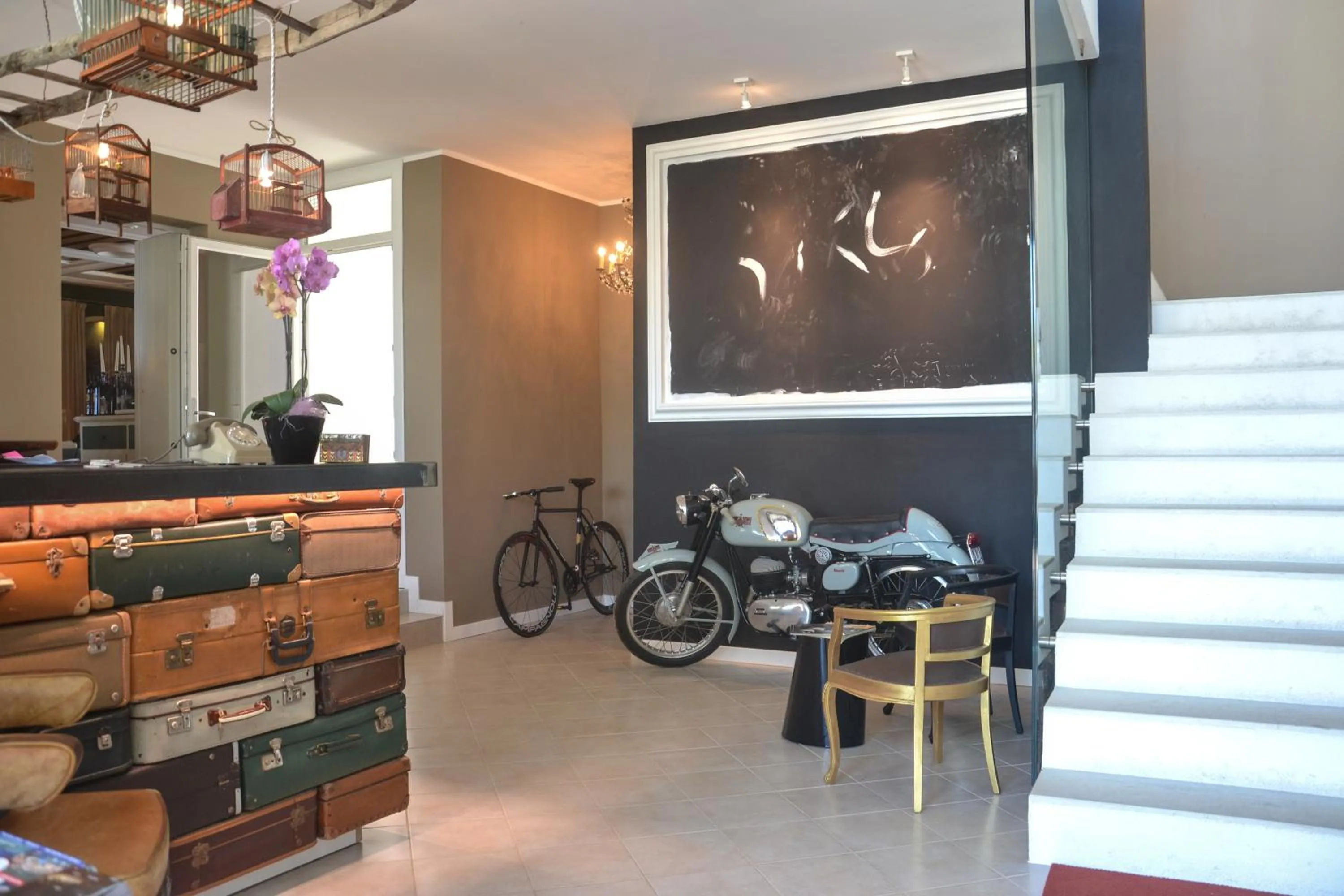 Lobby or reception in Hotel Maximilian