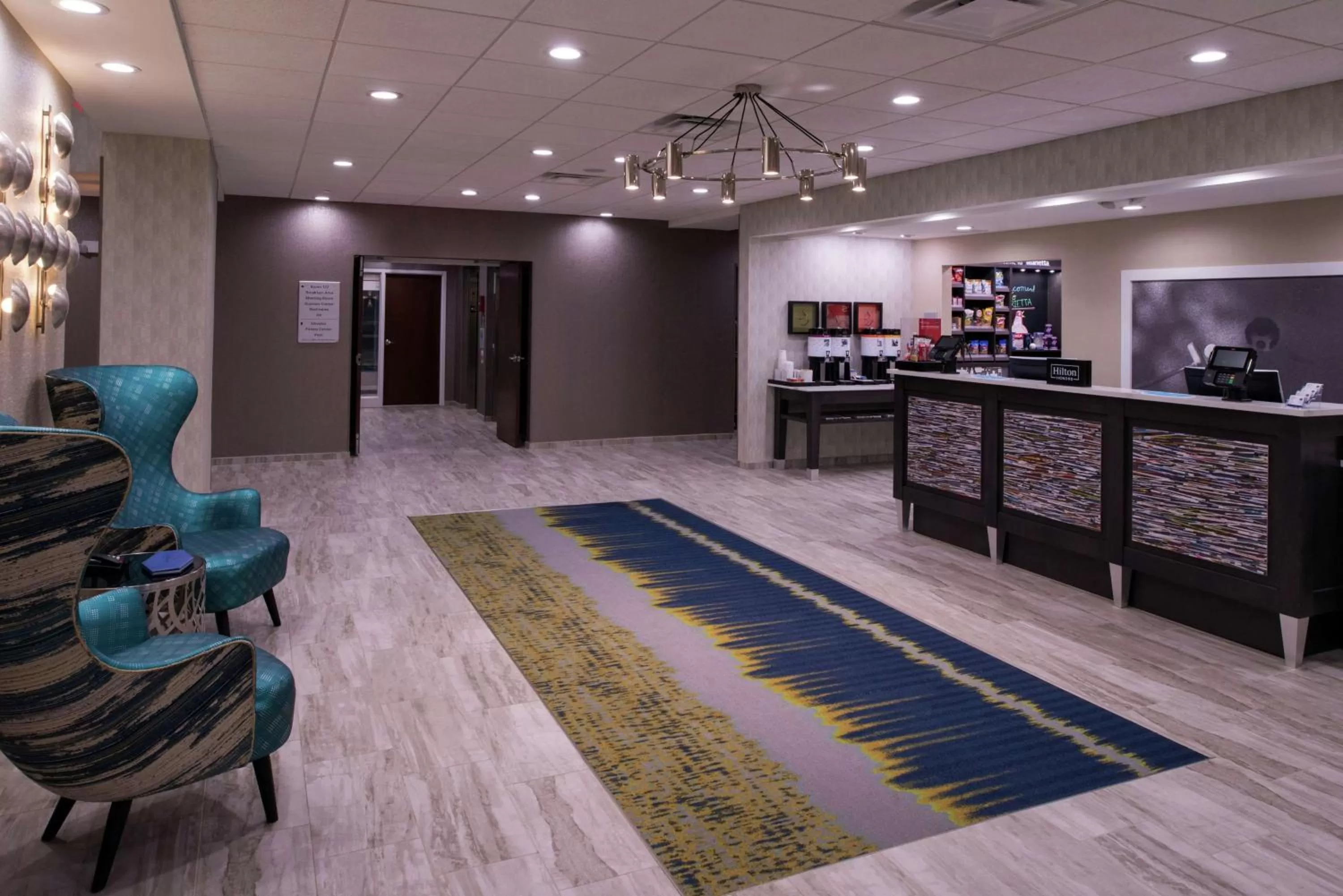 Lobby or reception in Hampton Inn & Suites Atlanta/Marietta