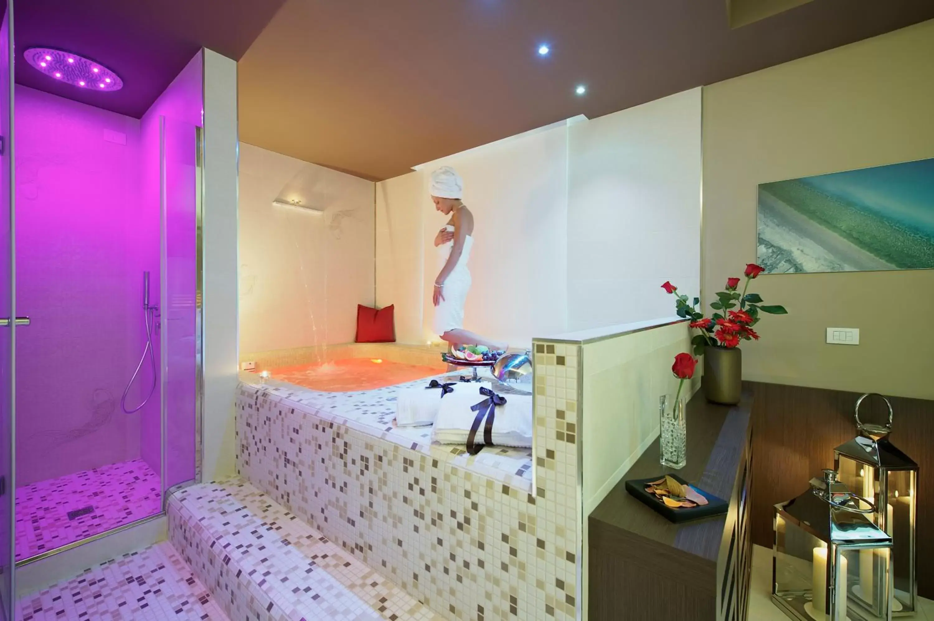 Spa and wellness centre/facilities, Bathroom in Villa dei Platani Boutique Hotel & SPA