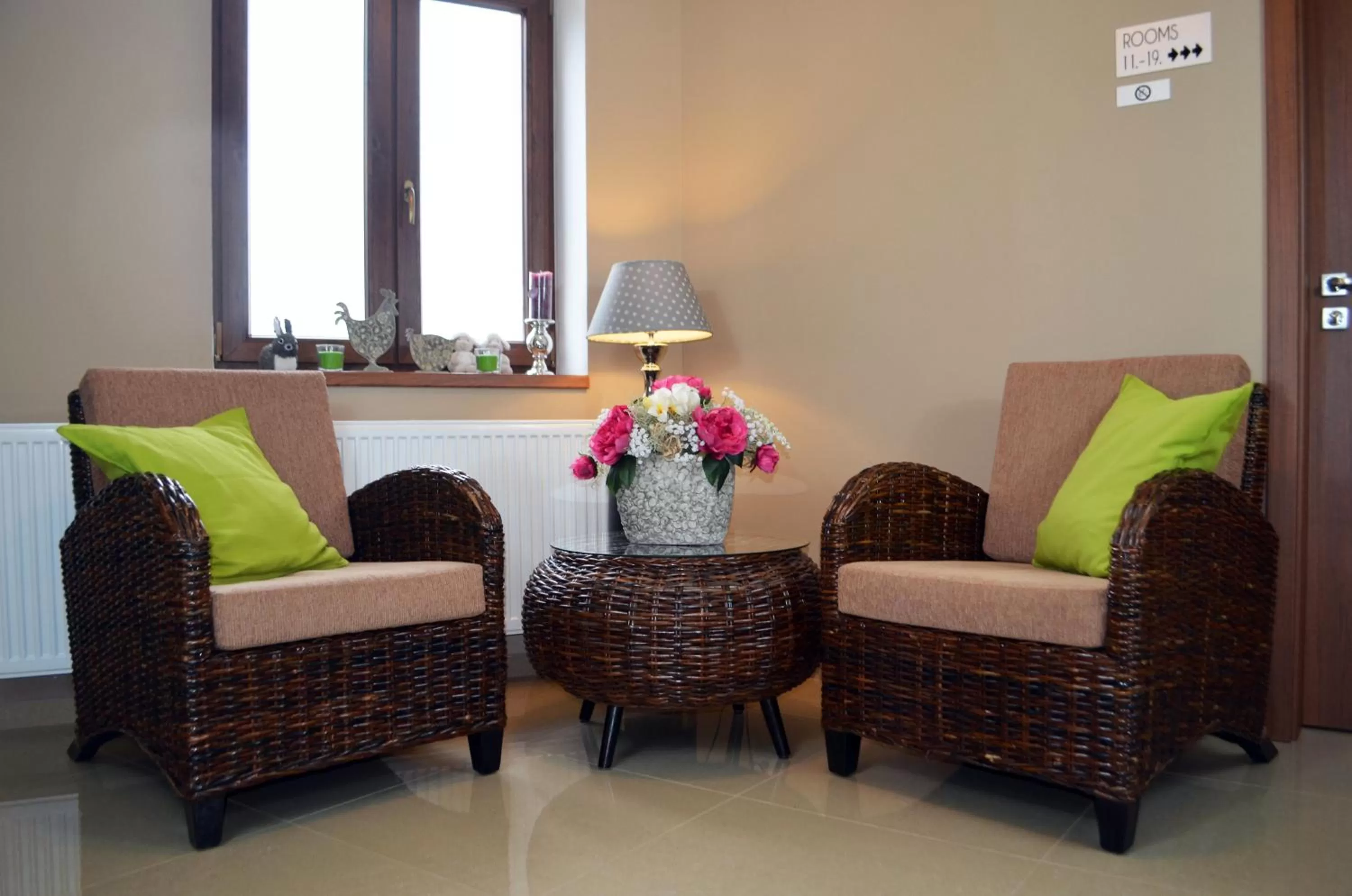 Decorative detail in Hotel U Kvapilů