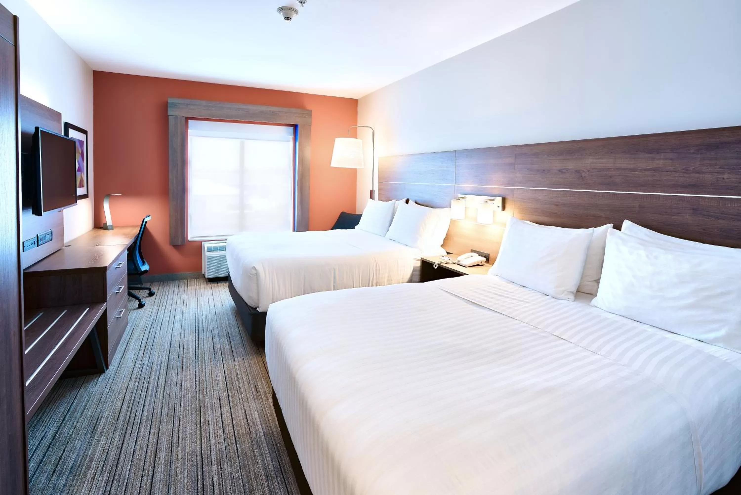 Photo of the whole room, Bed in Holiday Inn Express Hotel & Suites Dieppe Airport by IHG