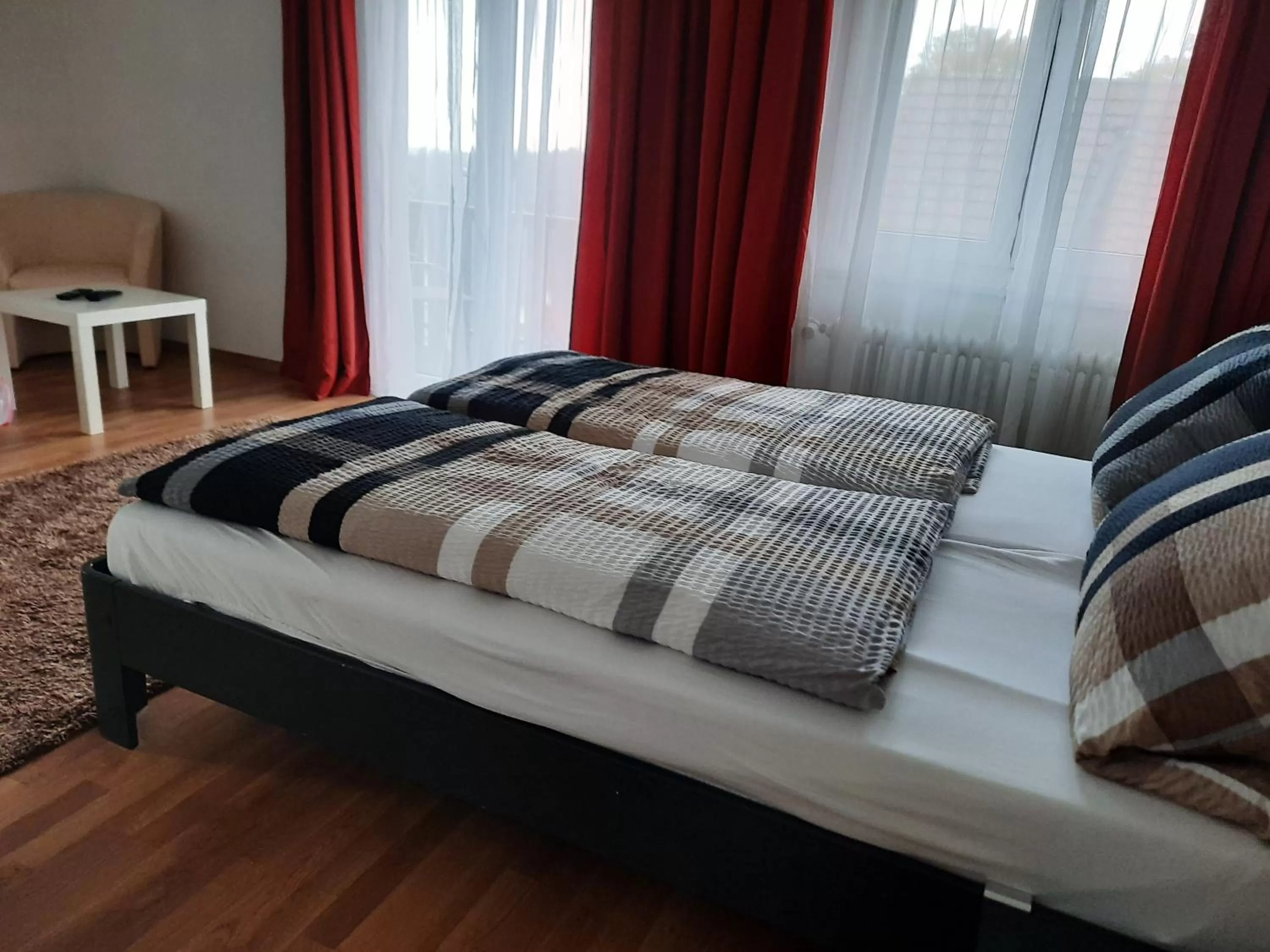 Balcony/Terrace, Bed in Hotel Restaurant Kniebishöhe