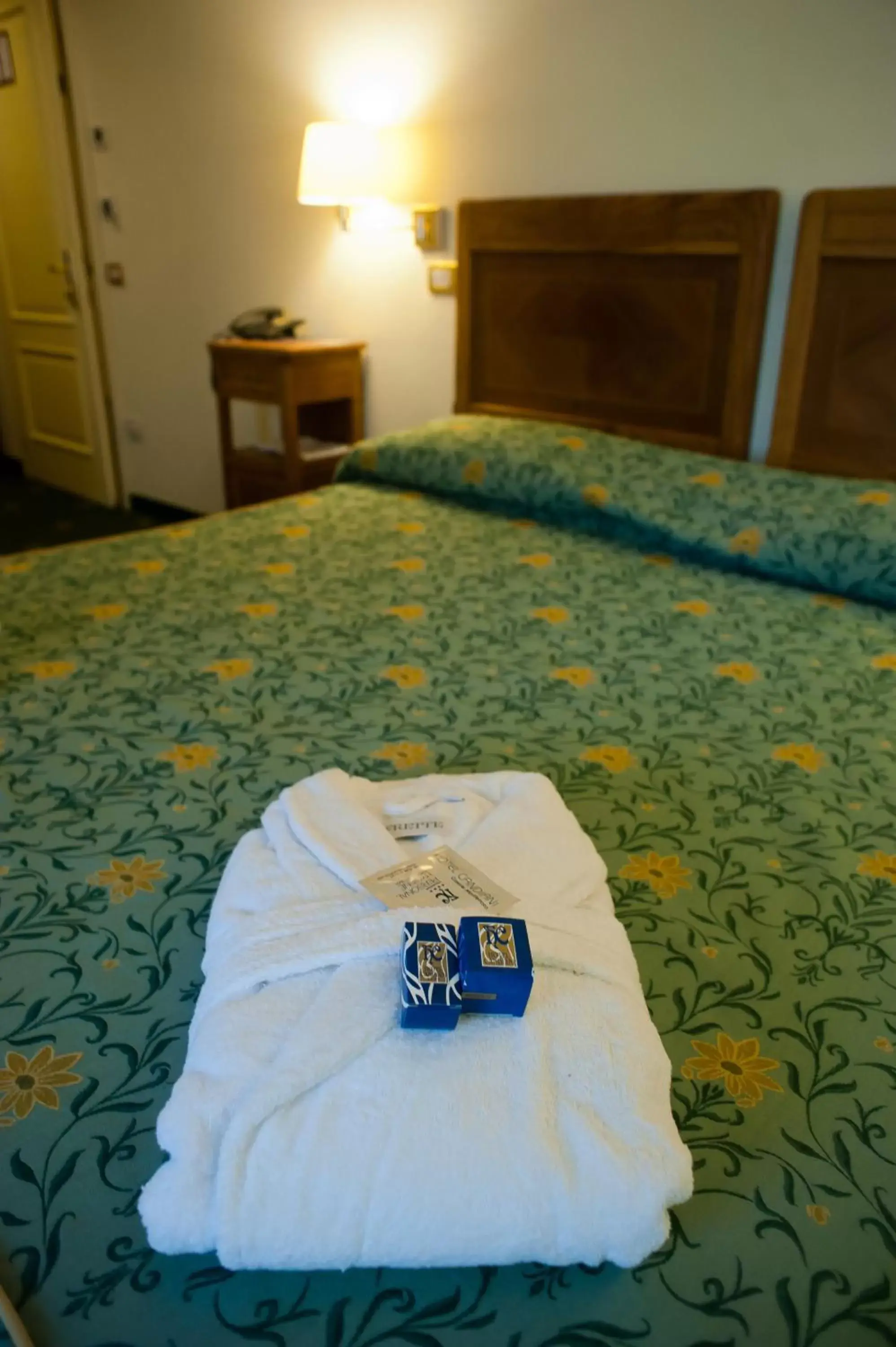 Bed in Hotel Candiani