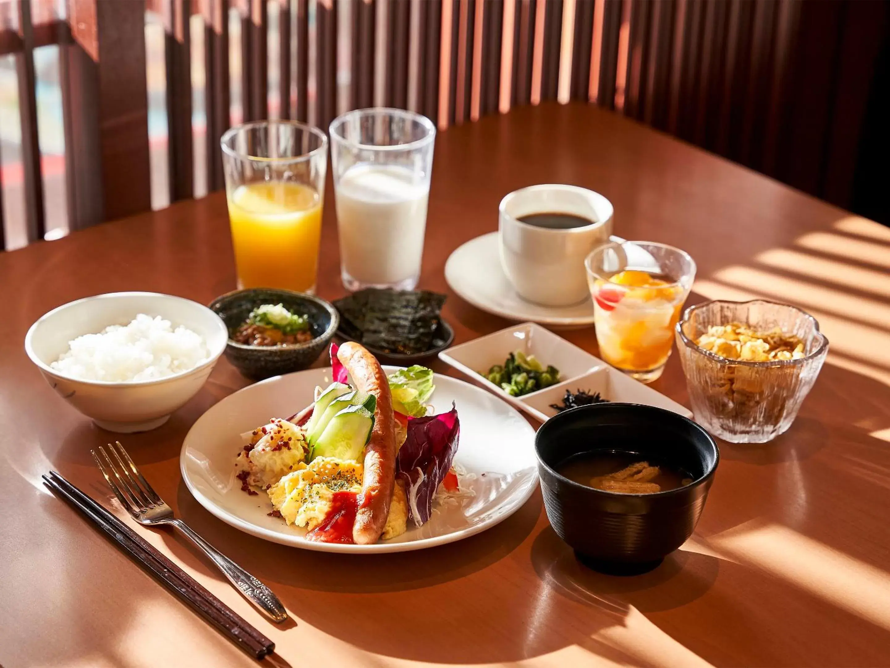 Breakfast in Daiwa Roynet Hotel Hiroshima