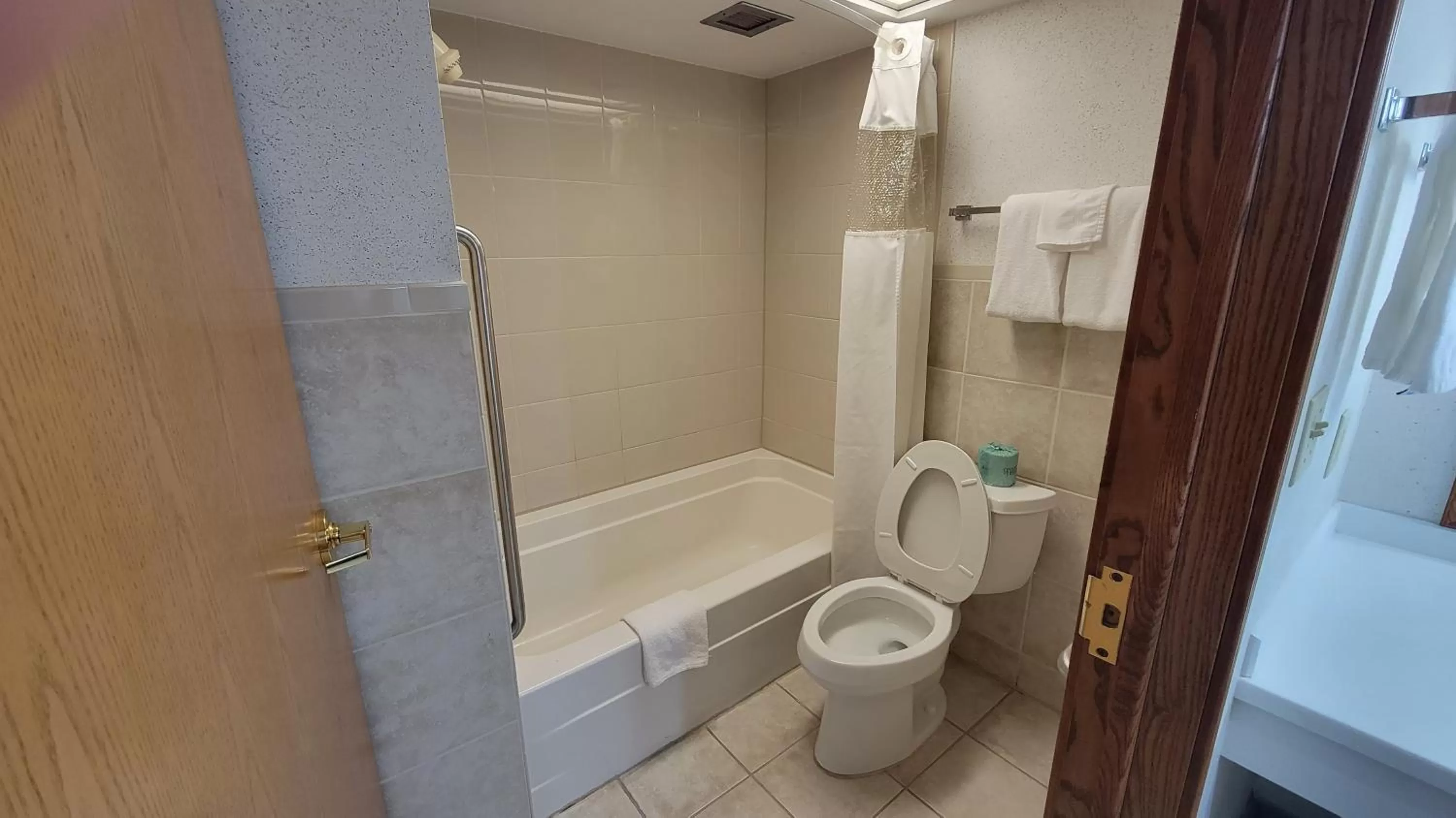 Bathroom in Ramada by Wyndham Saginaw Hotel & Suites