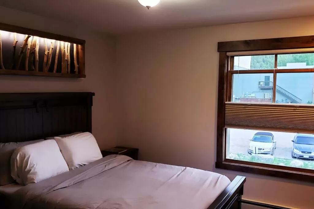 Bed in Clear Creek Inn