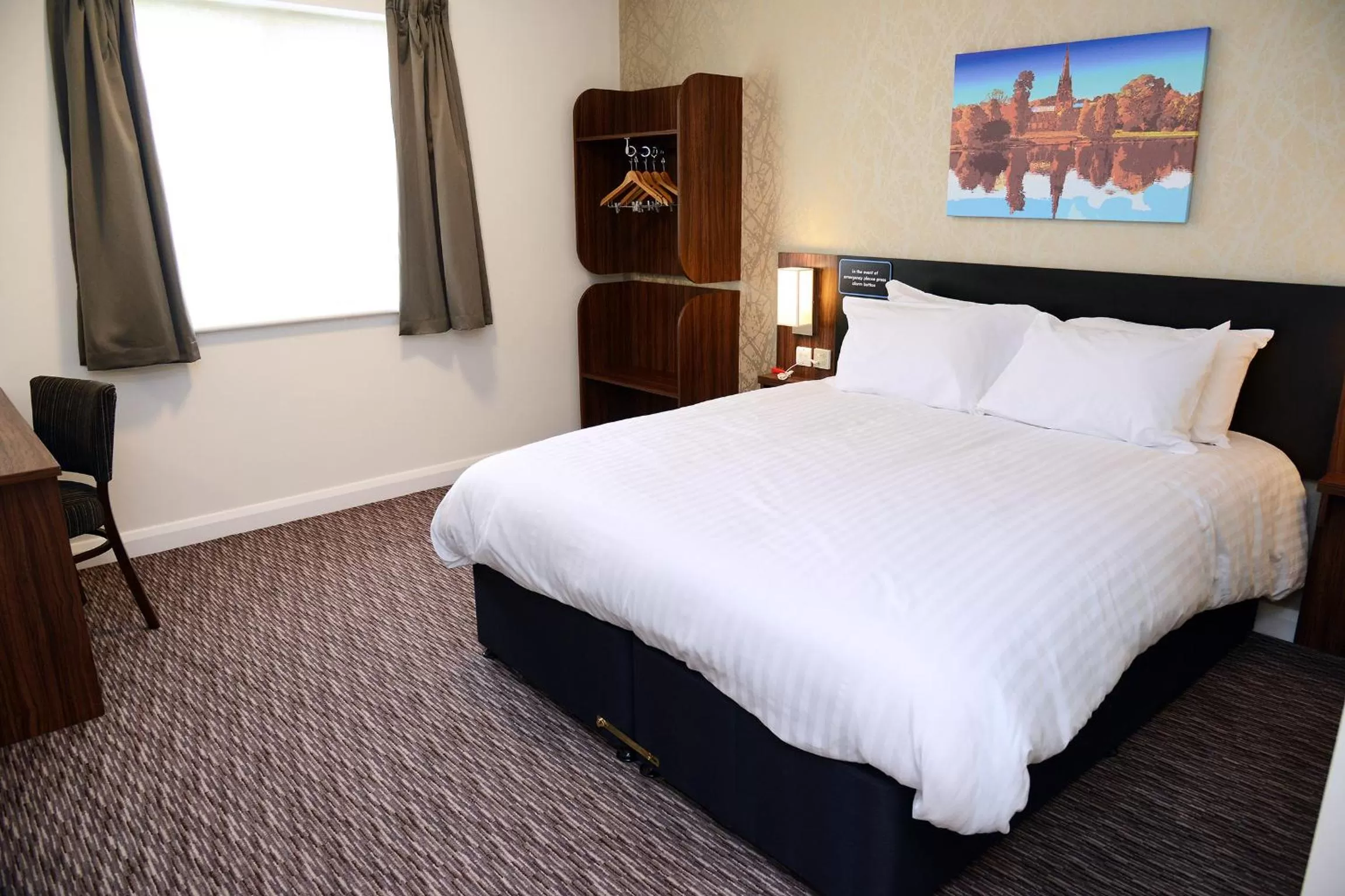 Bedroom, Bed in Lock Keeper, Worksop by Marston's Inns