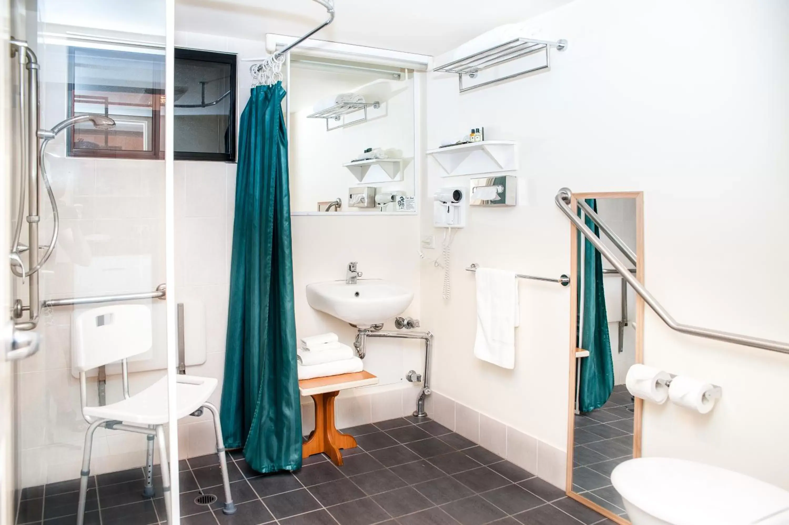 Bathroom in Pegasus Motor Inn and Serviced Apartments