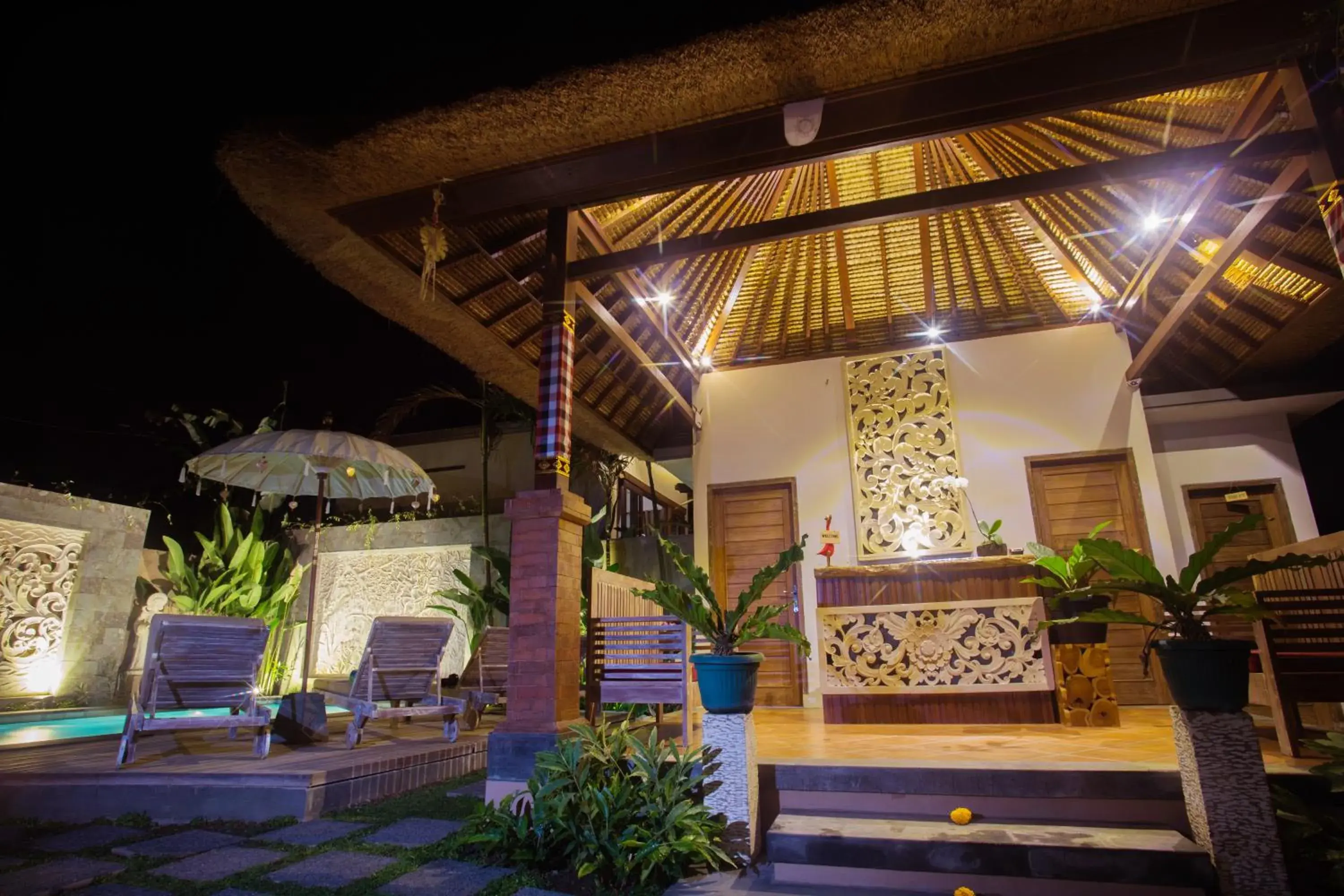 Lobby or reception in Ubud Luwih Nature Retreat