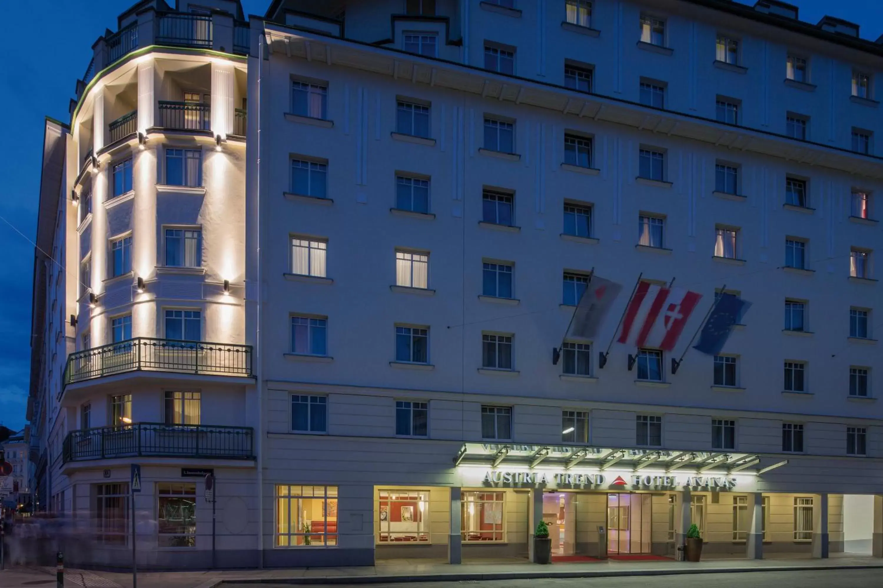 Property Building in Austria Trend Hotel Ananas Wien